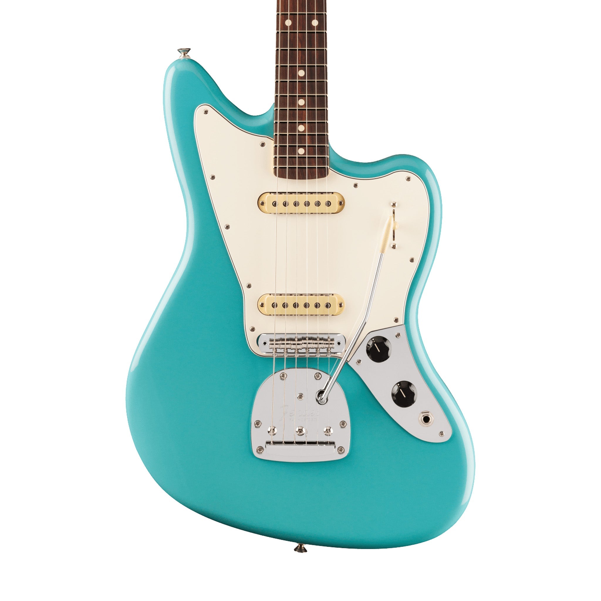 Fender Player II Jaguar Electric Guitar, RW FB, Aquatone Blue | Zoso Music Sdn Bhd