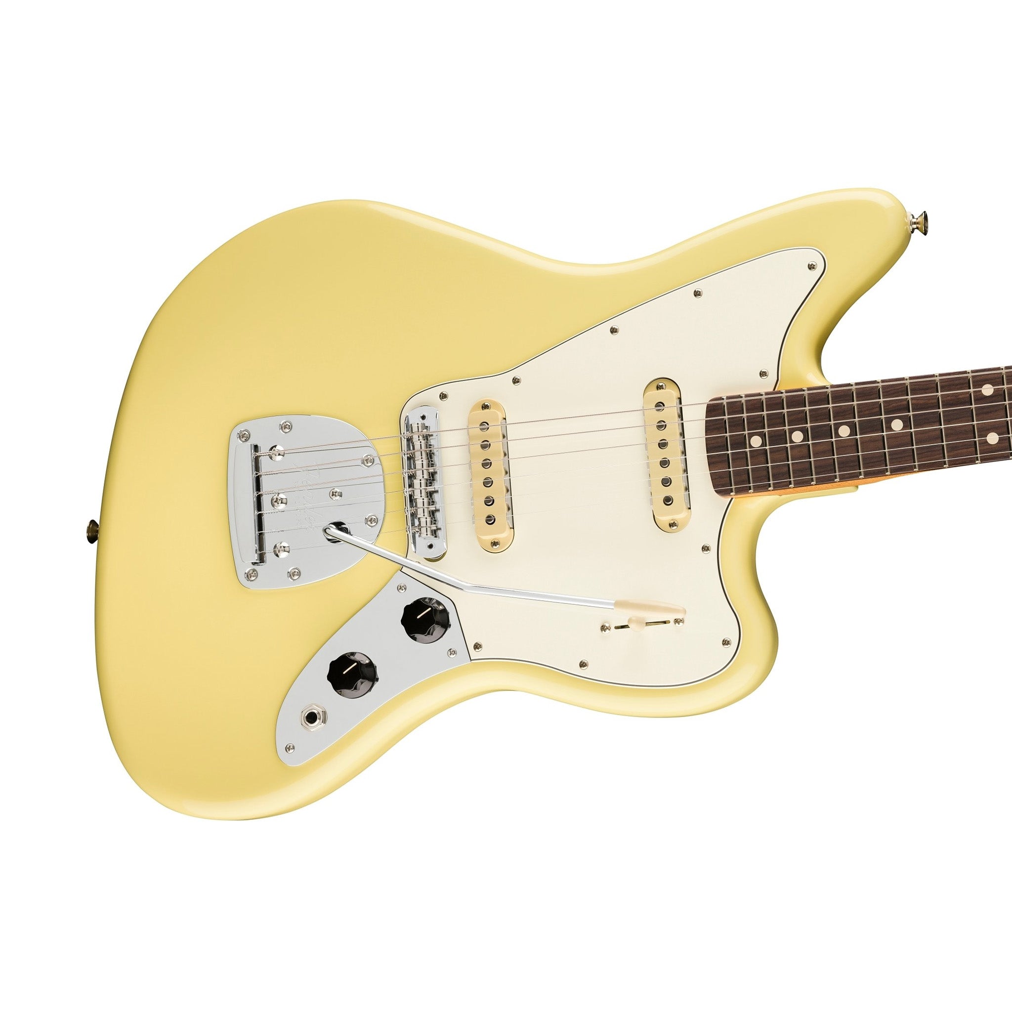 Fender Player II Jaguar Electric Guitar, RW FB, Hialeah Yellow