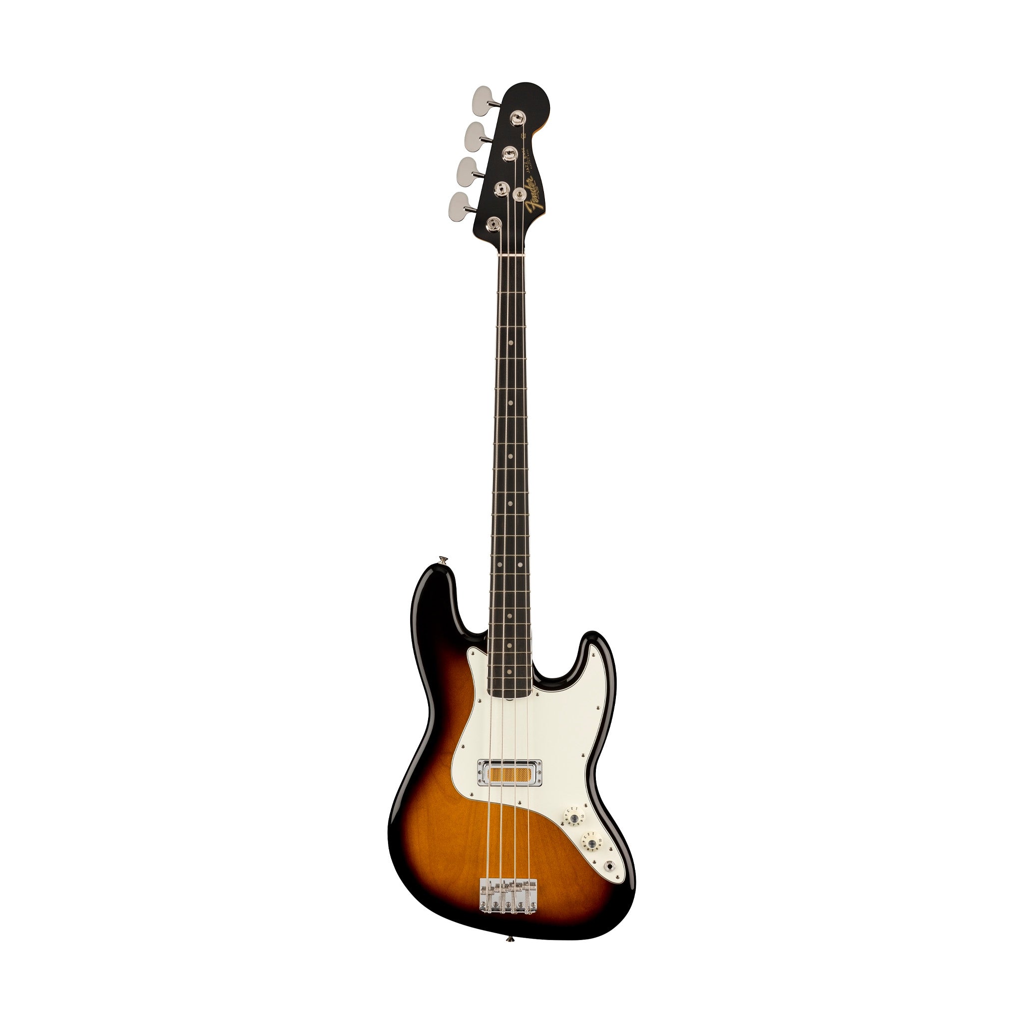 Fender Gold Foil Jazz Bass 4-String Bass Guitar, Ebony FB, 2-Color Sunburst |  FENDER |  BASS GUITAR |  Zoso Music