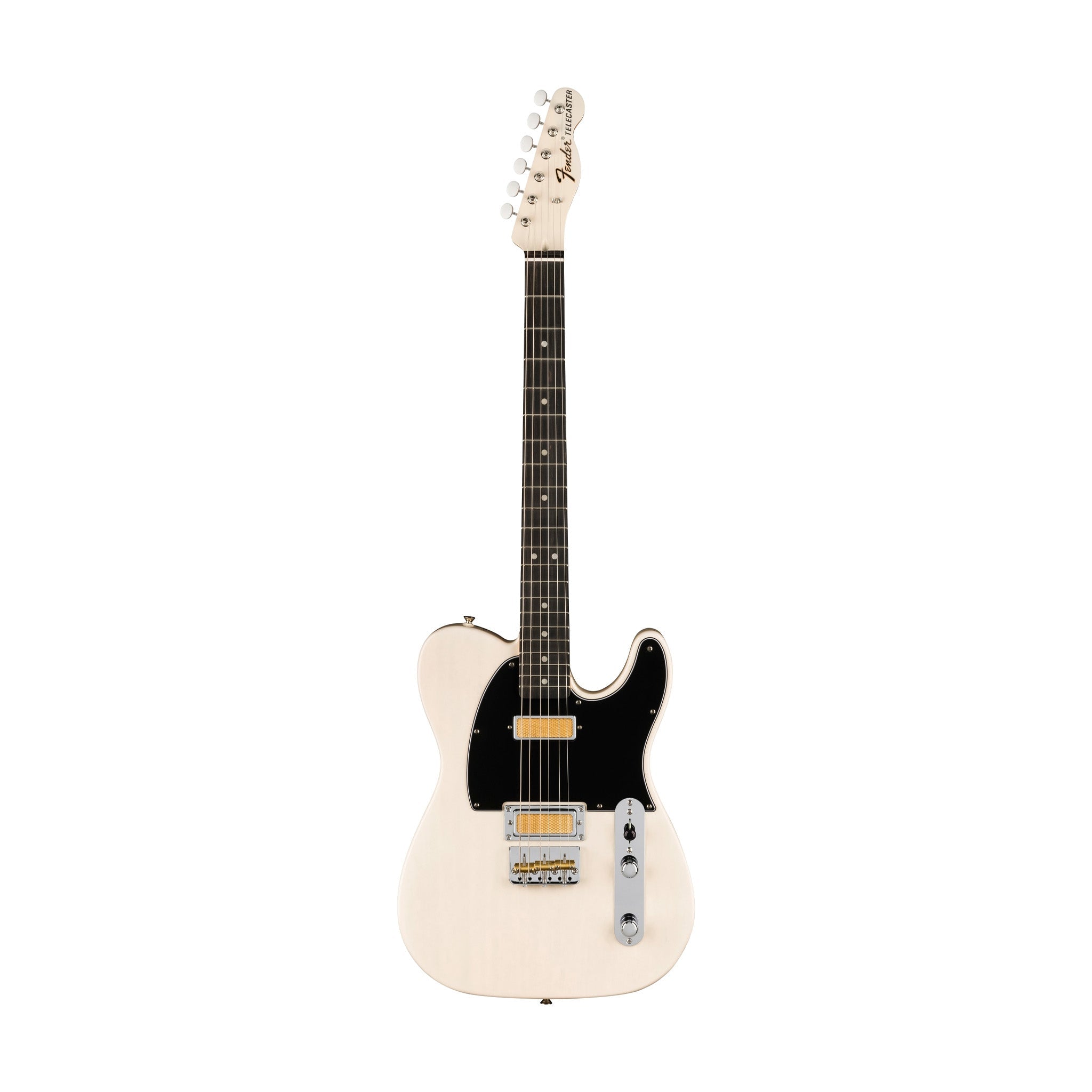 Fender Gold Foil Telecaster Electric Guitar, Ebony FB, White Blonde |  FENDER |  ELECTRIC GUITAR |  Zoso Music