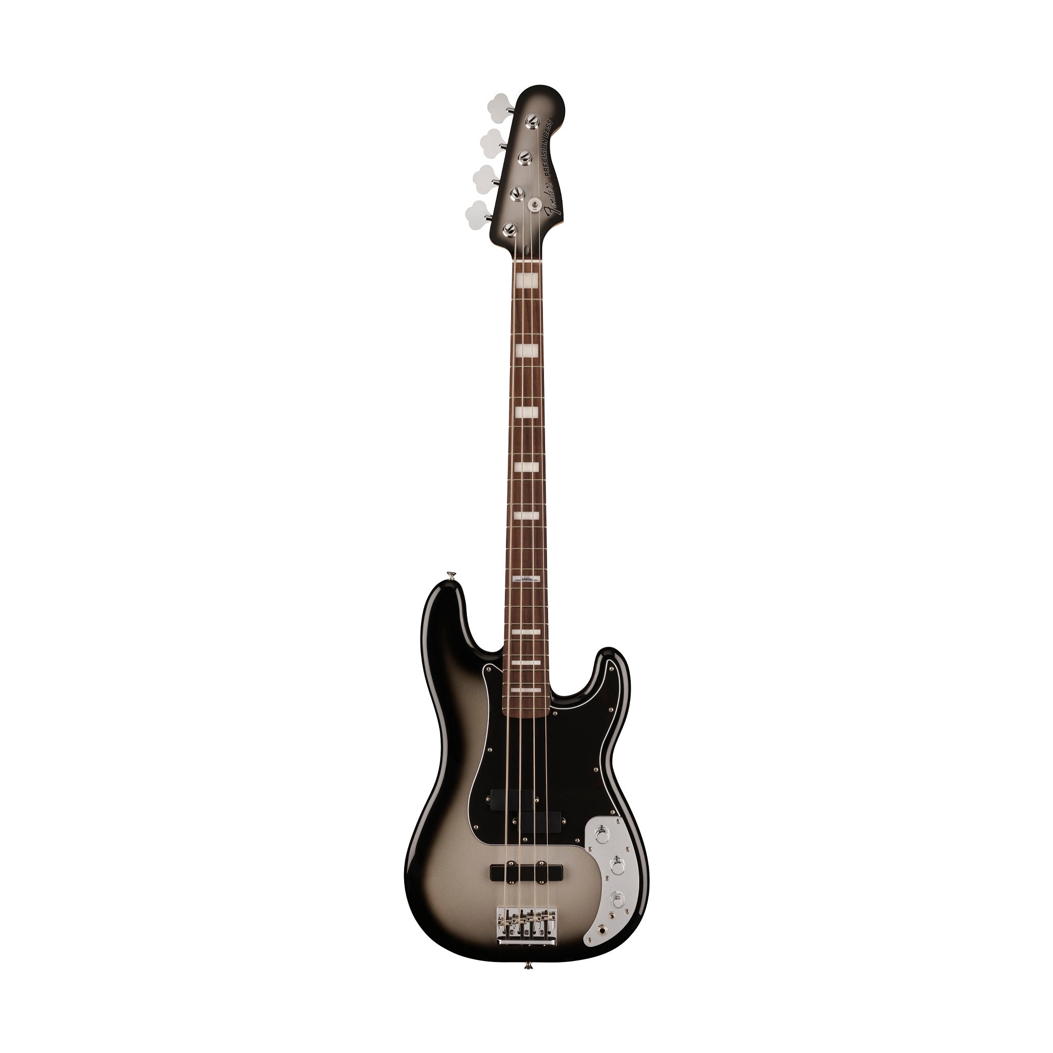 Fender Troy Sanders Precision Bass 4-String Guitar, RW FB, Silverburst |  FENDER |  BASS GUITAR |  Zoso Music