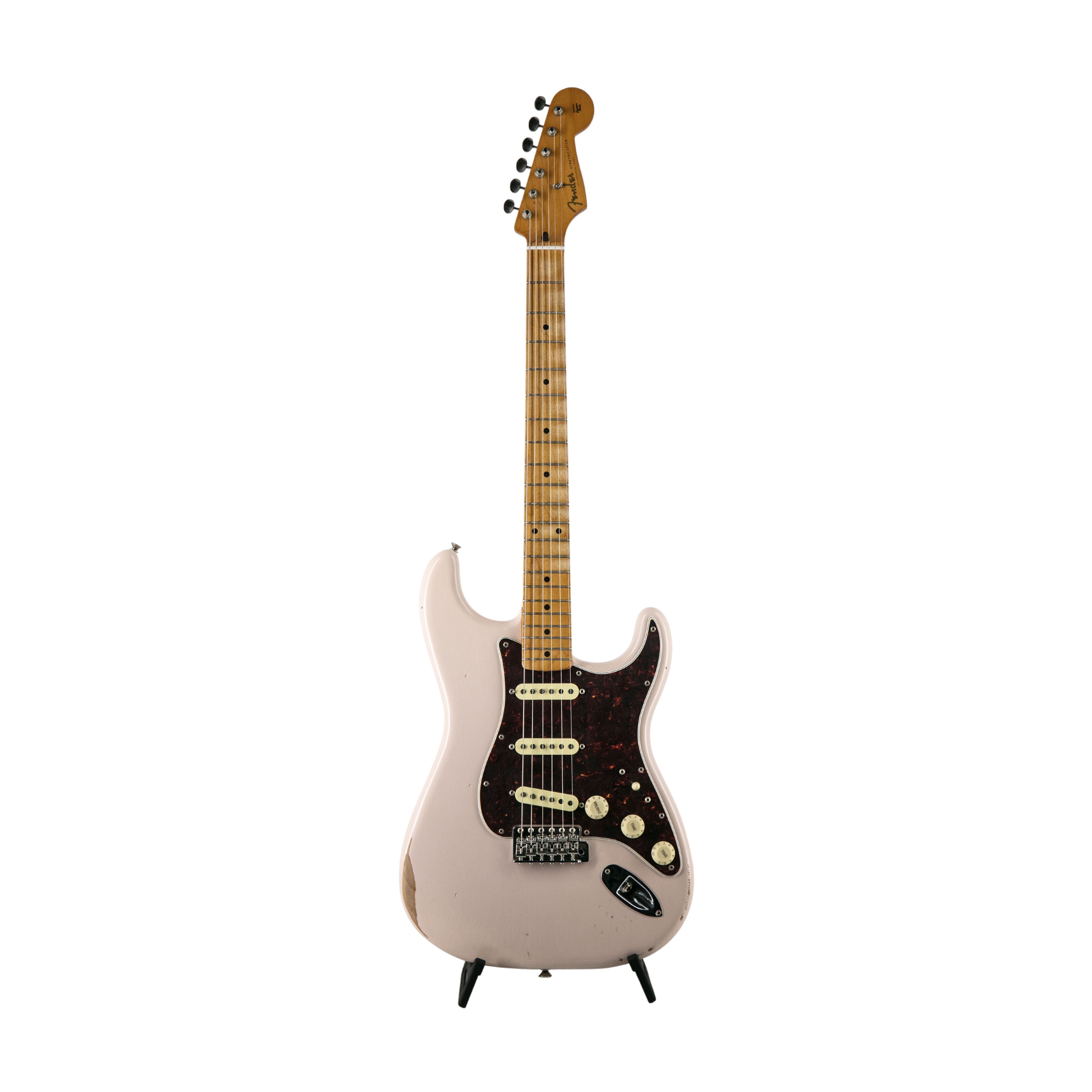 Fender Vintera Road Worn 1960 Stratocaster Electric Guitar, Shell Pink |  FENDER |  ELECTRIC GUITAR |  Zoso Music