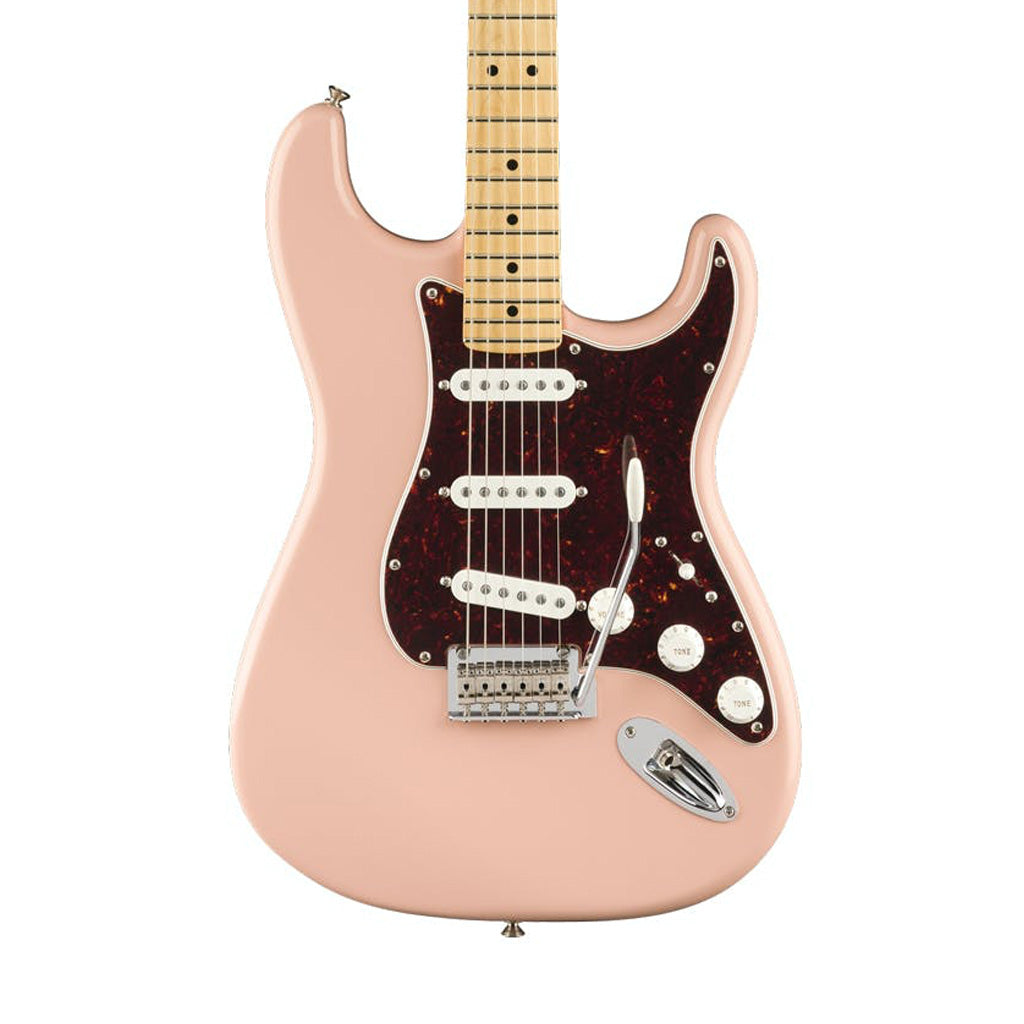 Fender Limited Edition Player Stratocaster Electric Guitar, Maple FB, Shell Pink