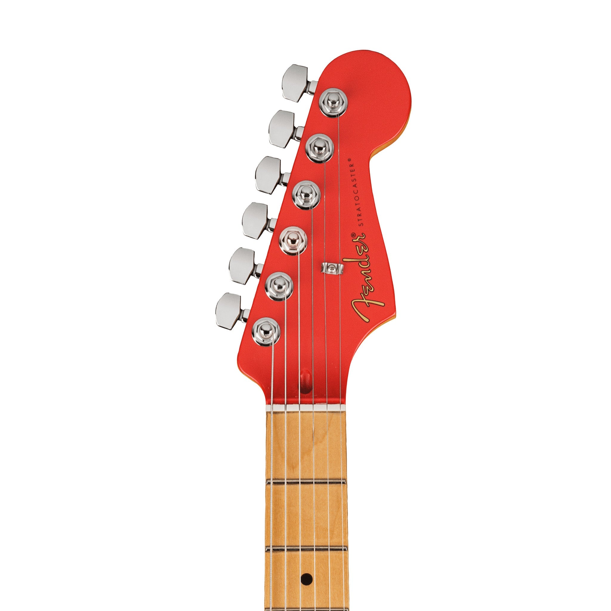 Fender Player HSS Stratocaster Electric Guitar, Maple FB, Fiesta Red w/ Matching Headstock