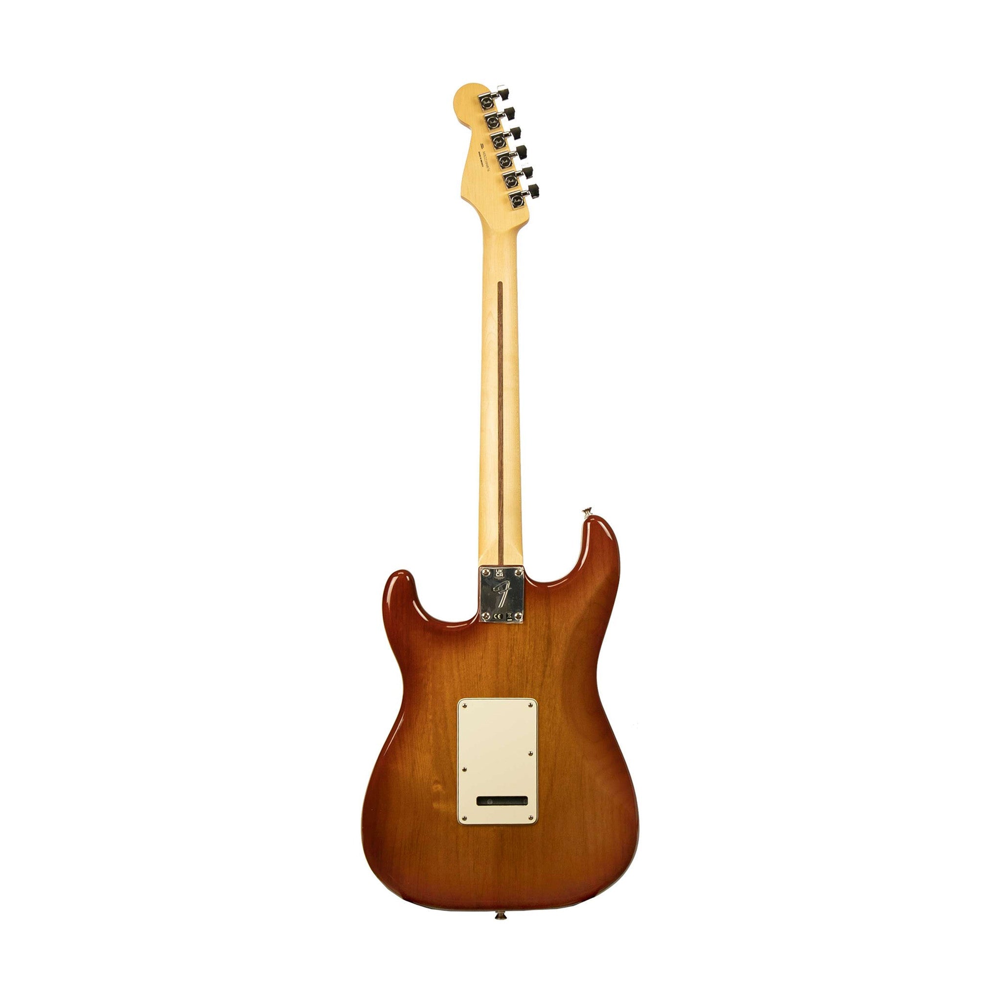 Fender Limited Edition Player Plus Top Stratocaster HSS Electric Guitar, Maple FB, Sienna Sunburst