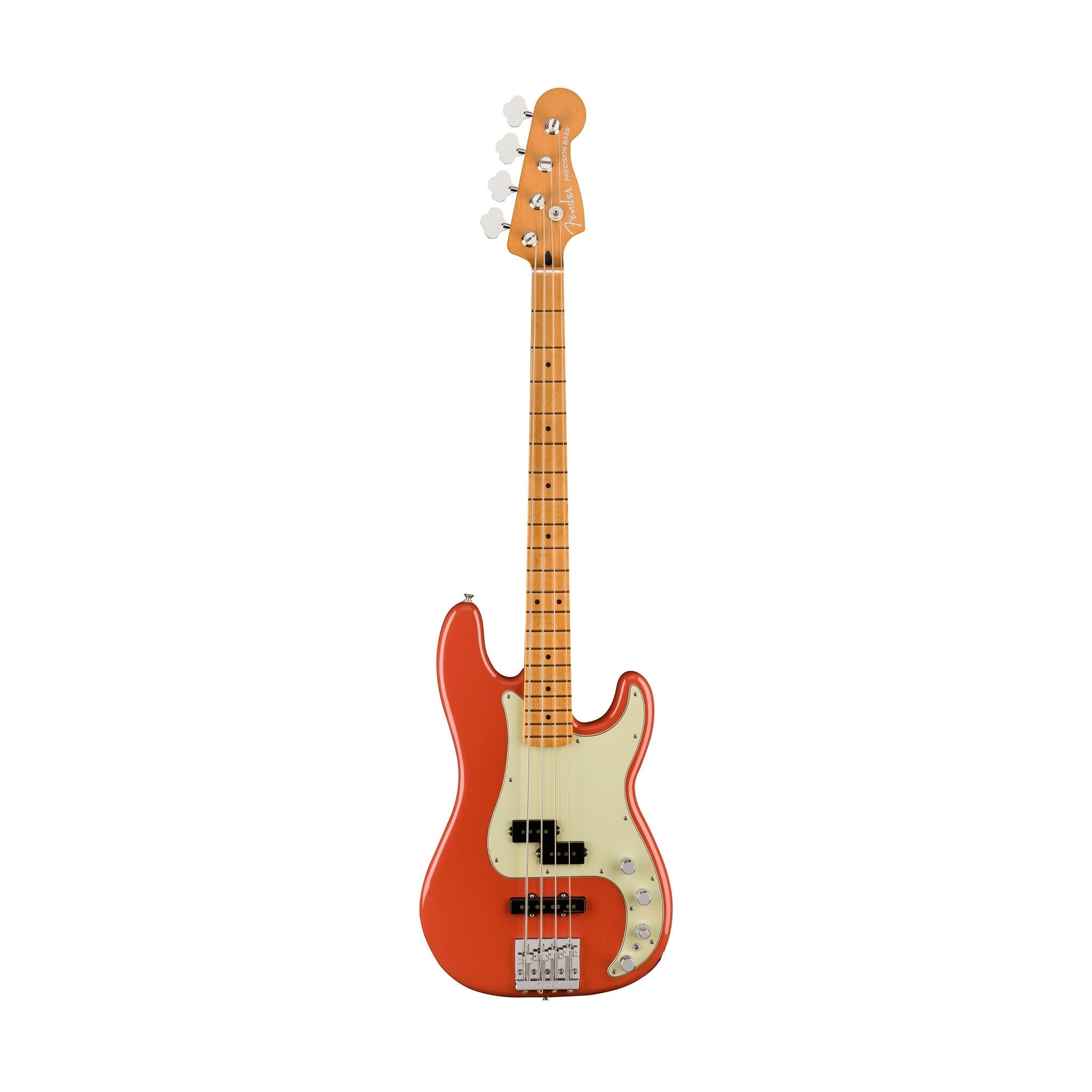 Fender Player Plus Active Precision Bass Guitar, Maple FB, Fiesta Red |  FENDER |  BASS GUITAR |  Zoso Music