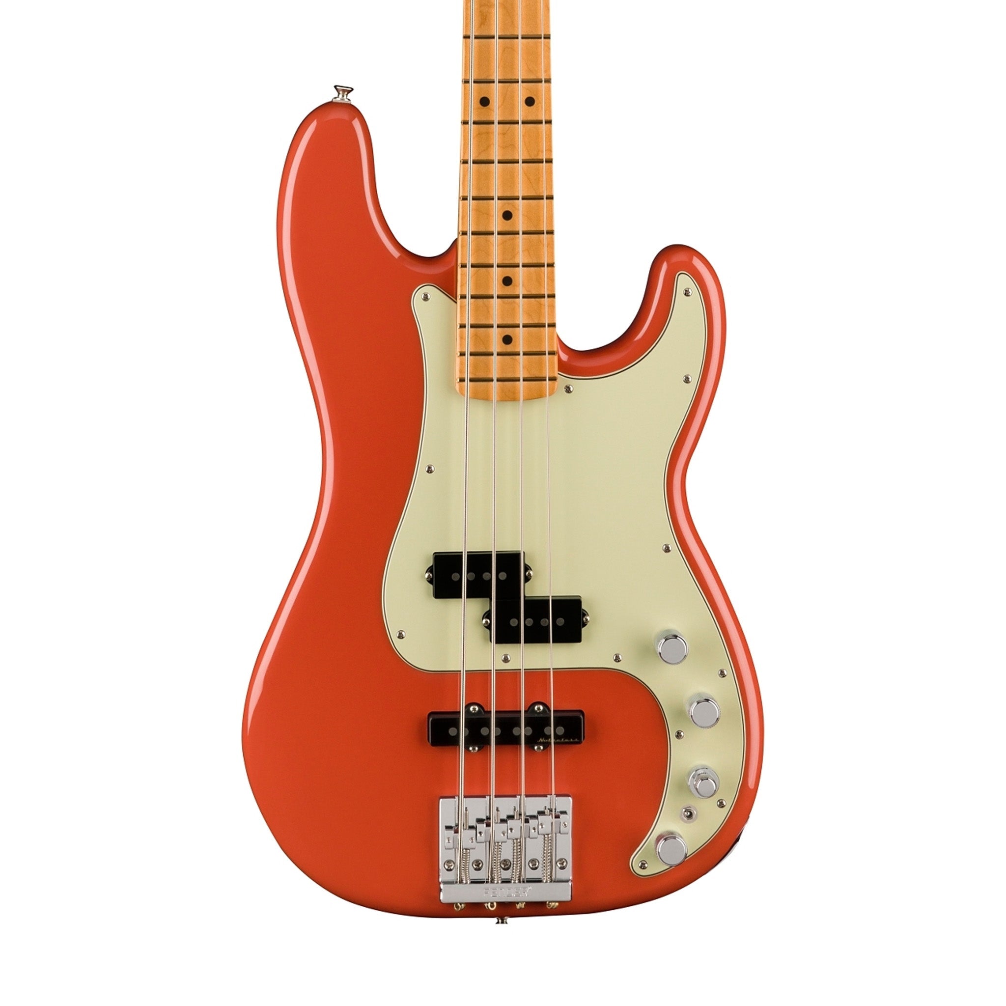 Fender Player Plus Active Precision Bass Guitar, Maple FB, Fiesta Red |  FENDER |  BASS GUITAR |  Zoso Music