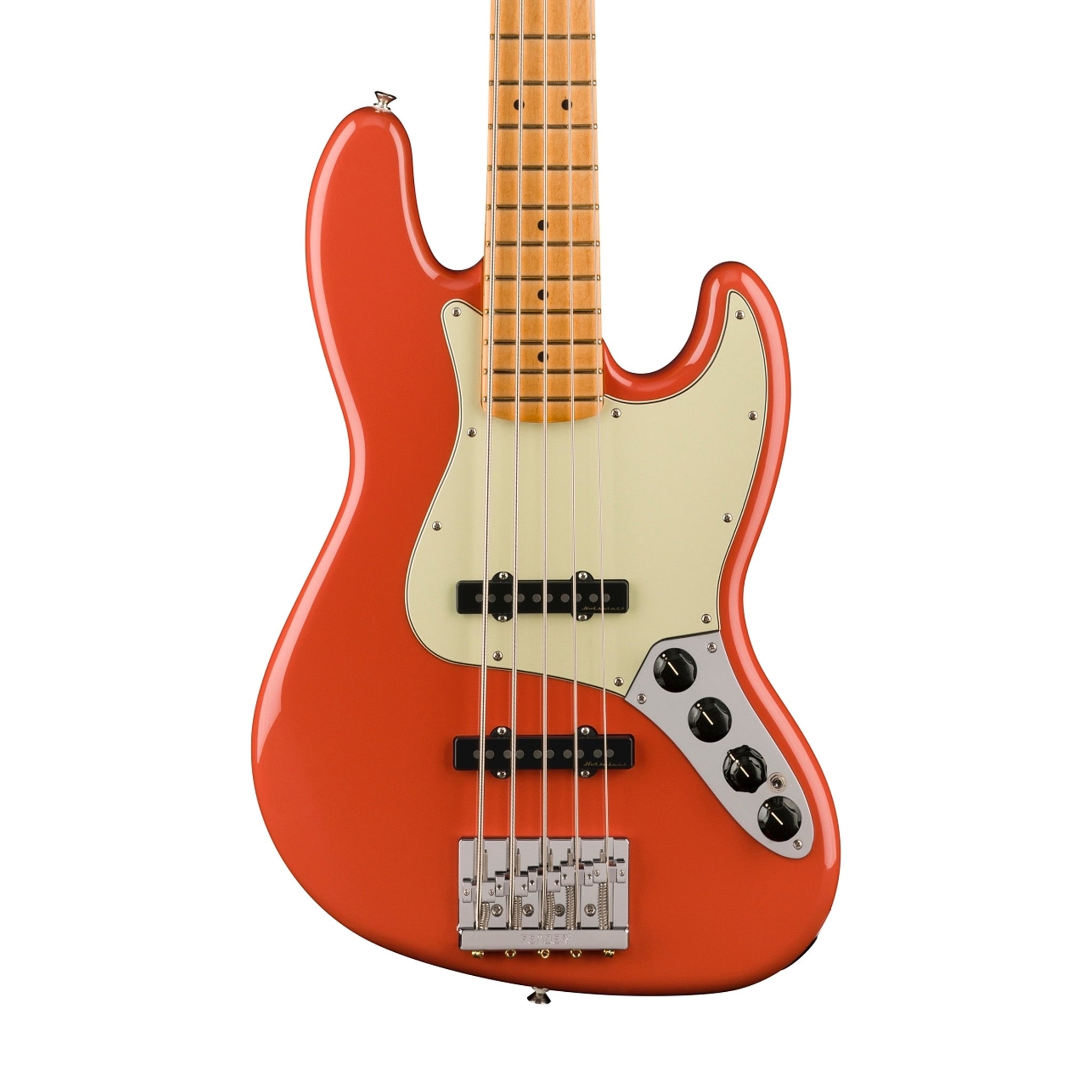 Fender Player Plus Active Jazz Bass V Guitar, Maple FB, Fiesta Red |  FENDER |  BASS GUITAR |  Zoso Music