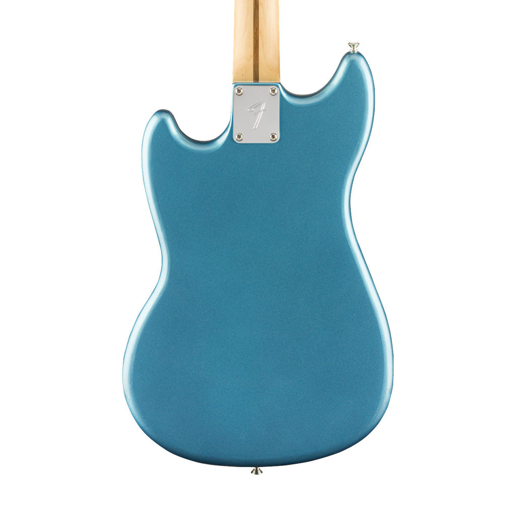 Fender Limited Edition Player Mustang Bass PJ Guitar, Maple FB, Lake Placid Blue