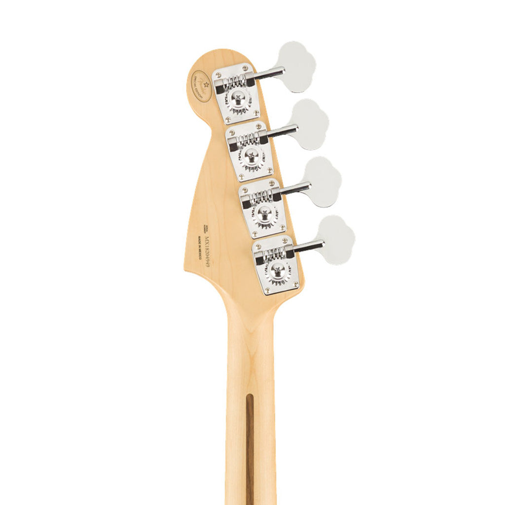 Fender Limited Edition Player Mustang Bass PJ Guitar, Maple FB, Lake Placid Blue