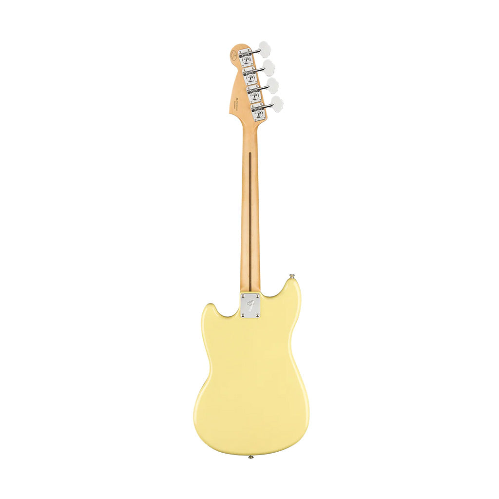 Fender Limited Edition Player Mustang Bass PJ Guitar, Maple FB, Canary Yellow