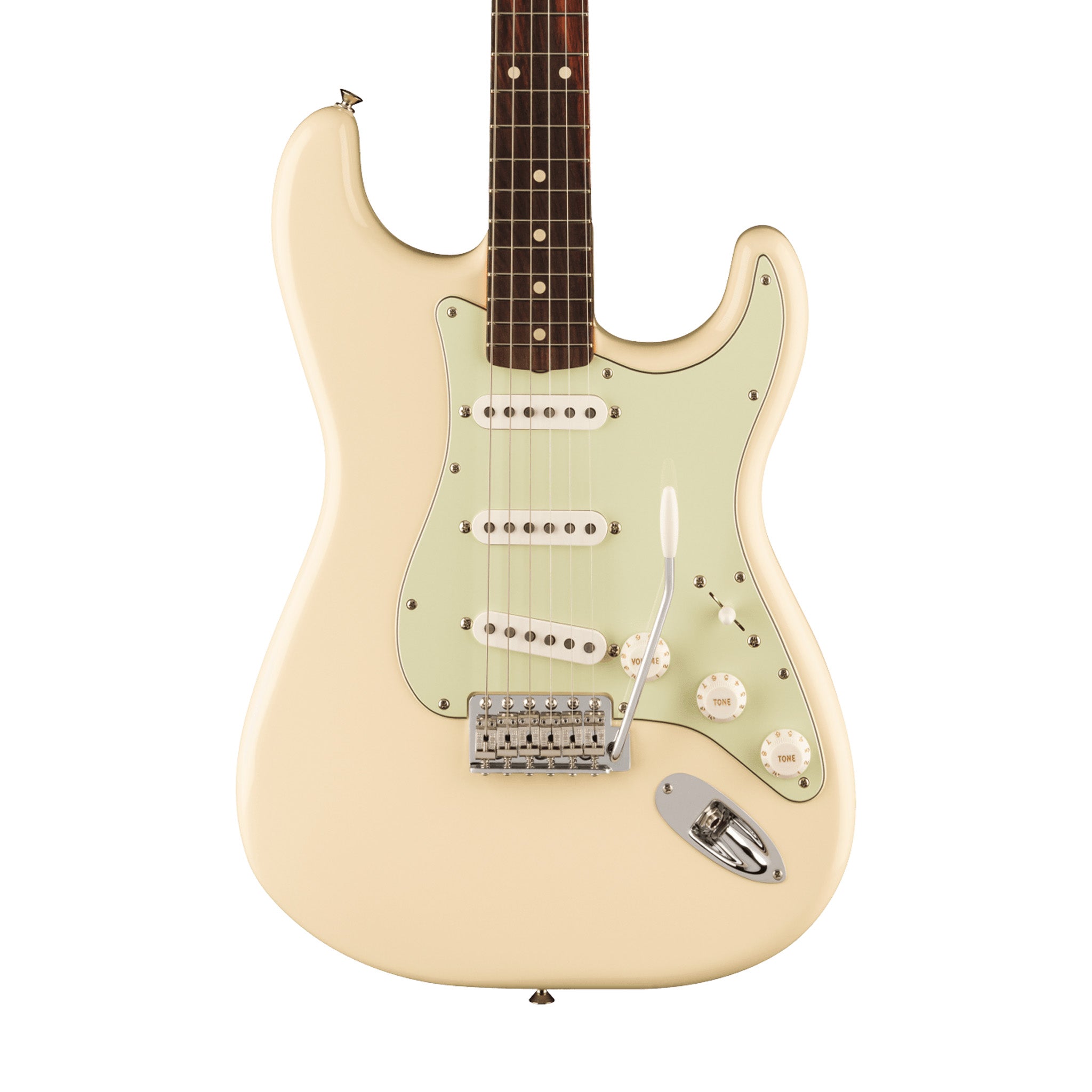 Fender Vintera II 60s Stratocaster Electric Guitar, RW FB, Olympic White | Zoso Music Sdn Bhd