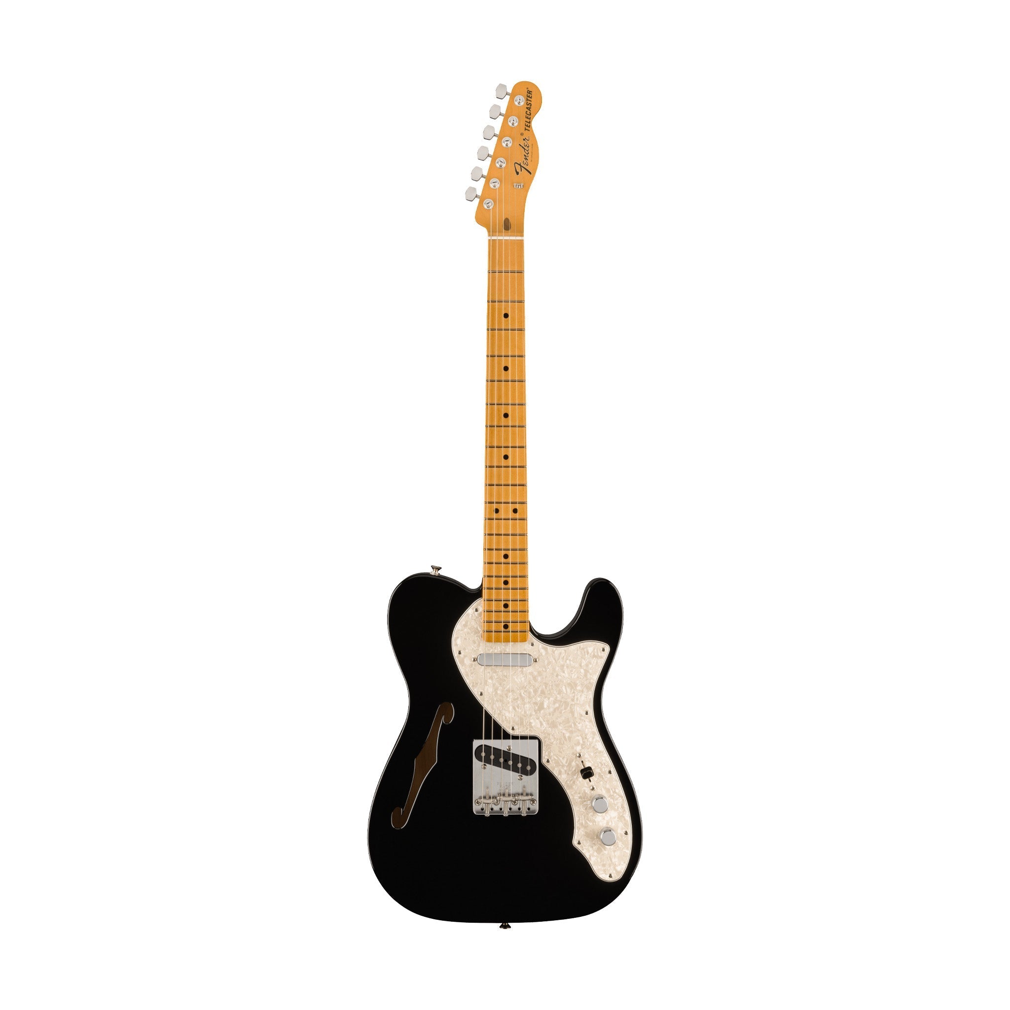 Fender Vintera II 60s Telecaster Thinline Electric Guitar, Maple FB, Black |  FENDER |  ELECTRIC GUITAR |  Zoso Music