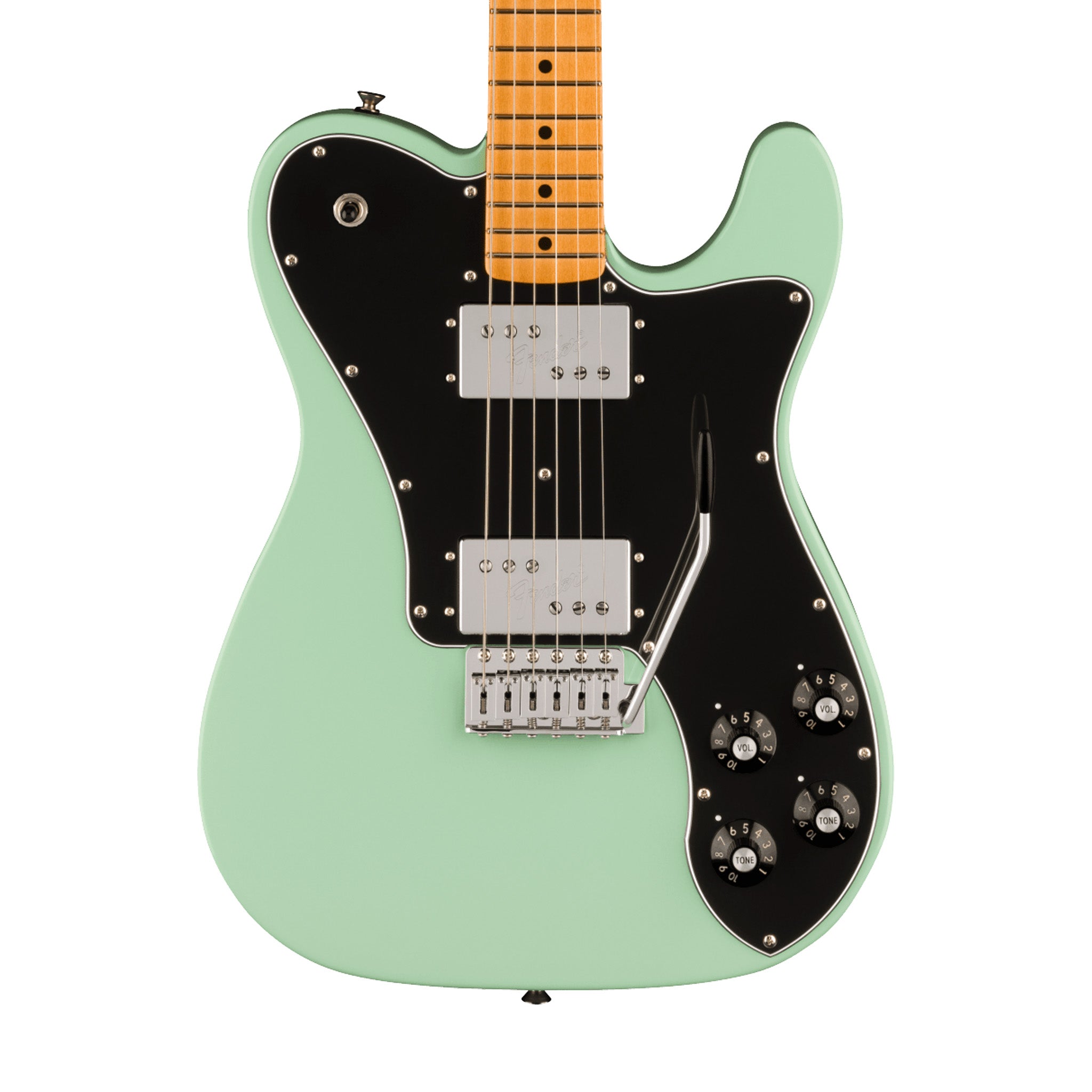 Fender Vintera II 70s Telecaster Deluxe Electric Guitar w/Tremolo, Maple FB, Surf Green | Zoso Music Sdn Bhd