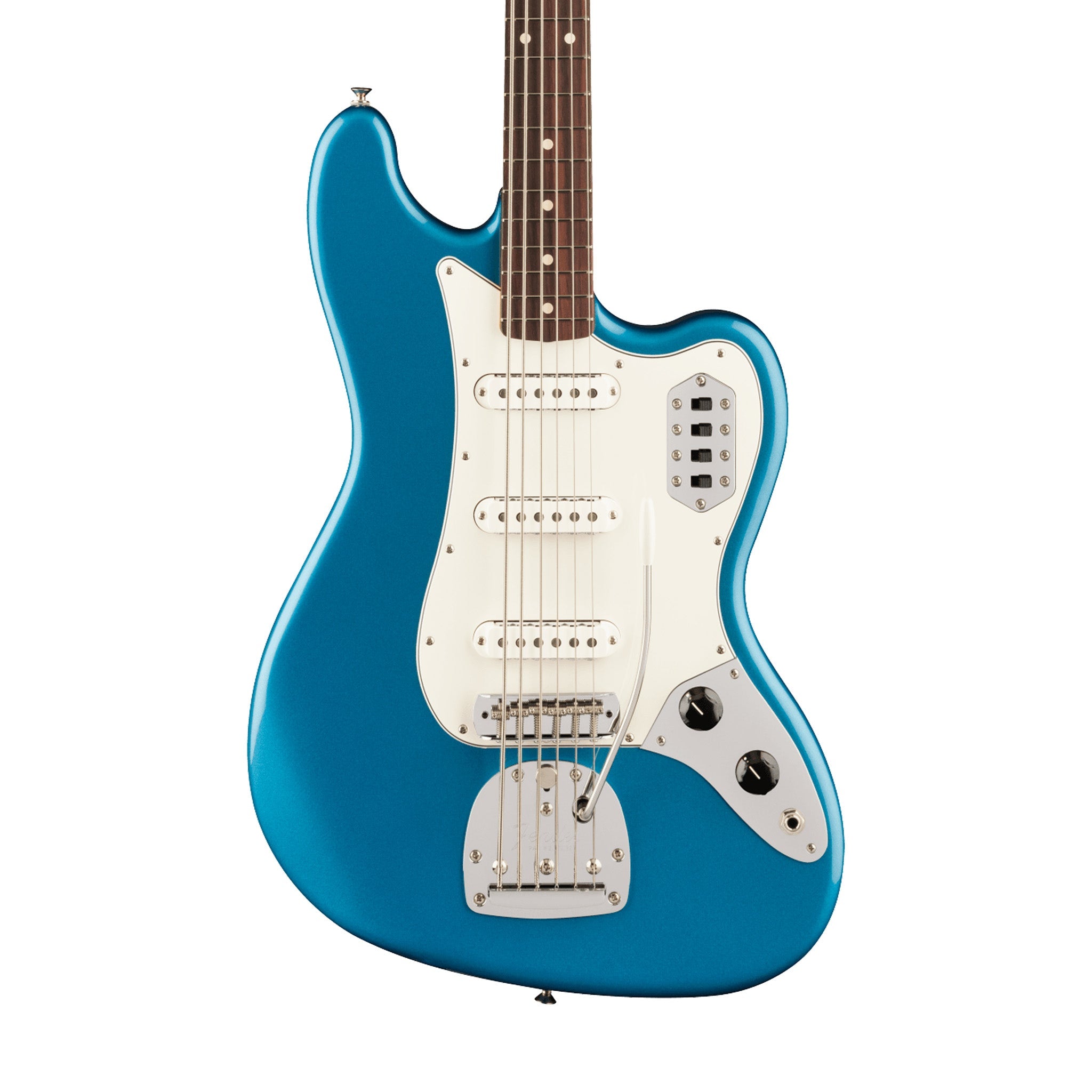 Fender Vintera II 60s Bass VI Electric Guitar, RW FB, Lake Placid Blue | Zoso Music Sdn Bhd