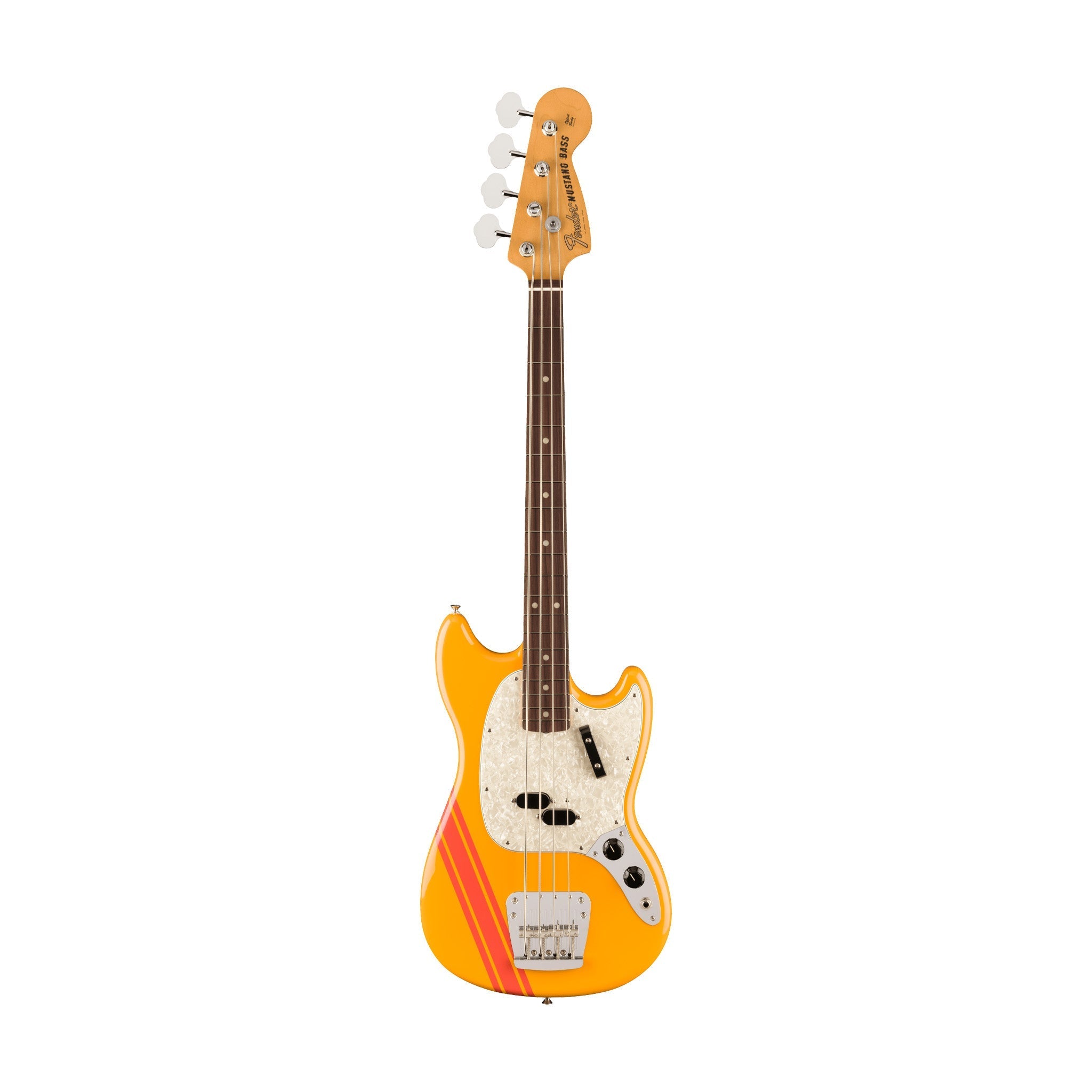 Fender Vintera II 70s Mustang Bass Electric Guitar, RW FB, Competition Orange |  FENDER |  BASS GUITAR |  Zoso Music