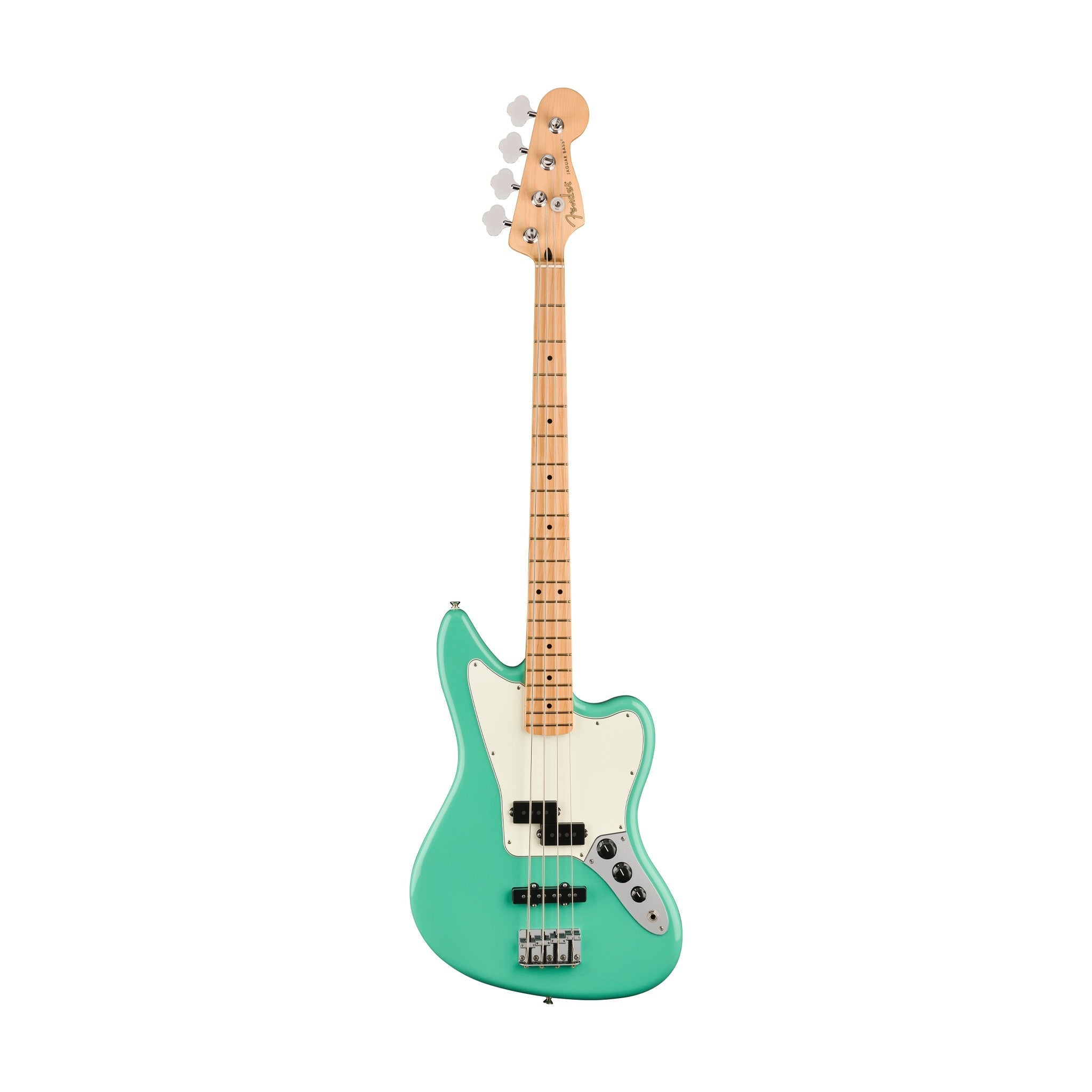 Fender Player Jaguar Bass Electric Guitar, Maple FB, Sea Foam Green |  FENDER |  BASS GUITAR |  Zoso Music
