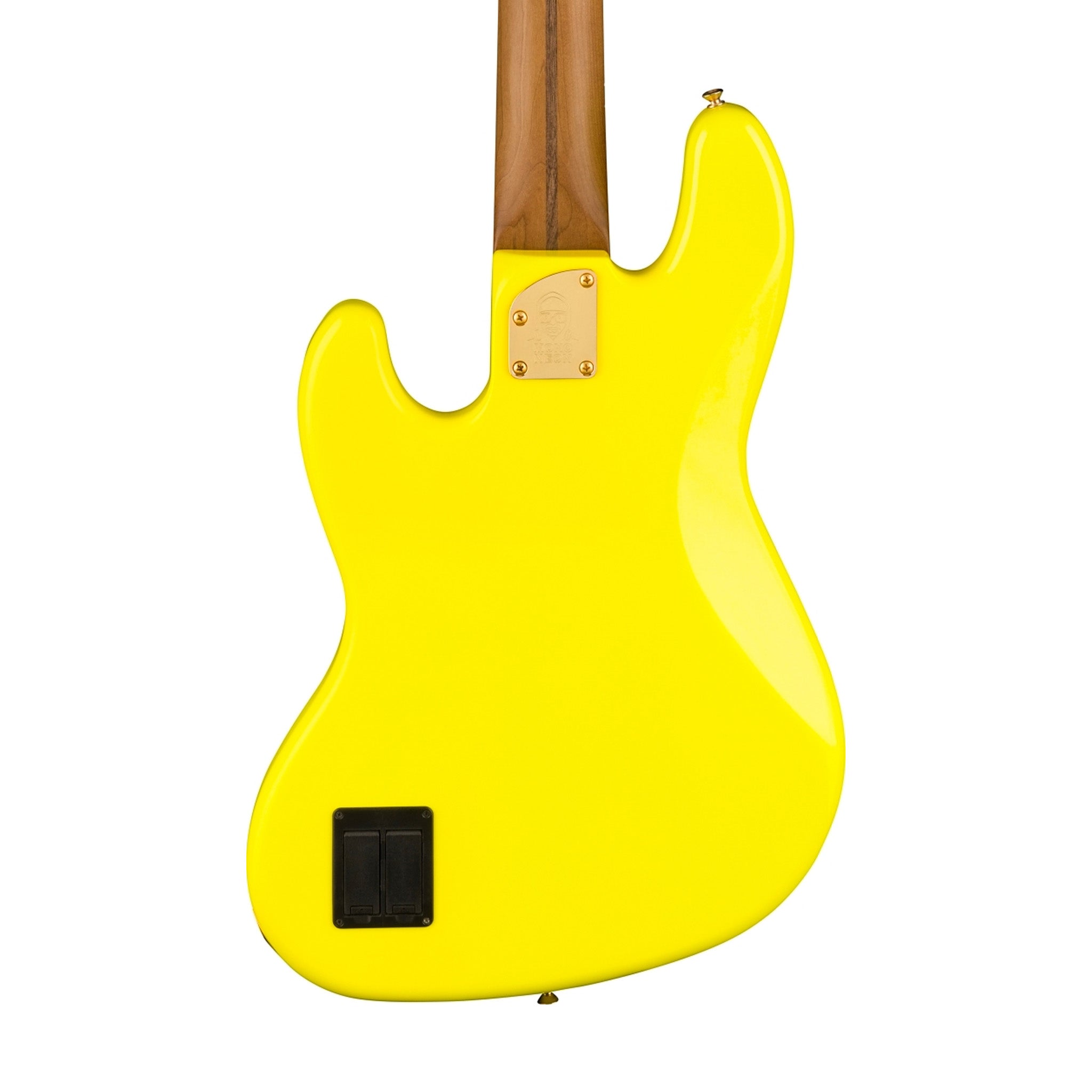 Fender MonoNeon Jazz Bass V Guitar, Fluorescent Yellow |  FENDER |  BASS GUITAR |  Zoso Music