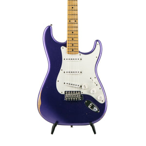 Fender Vintera Road Worn Mischief Maker 1960 Stratocaster Electric Guitar, Purple Metallic | Zoso Music Sdn Bhd