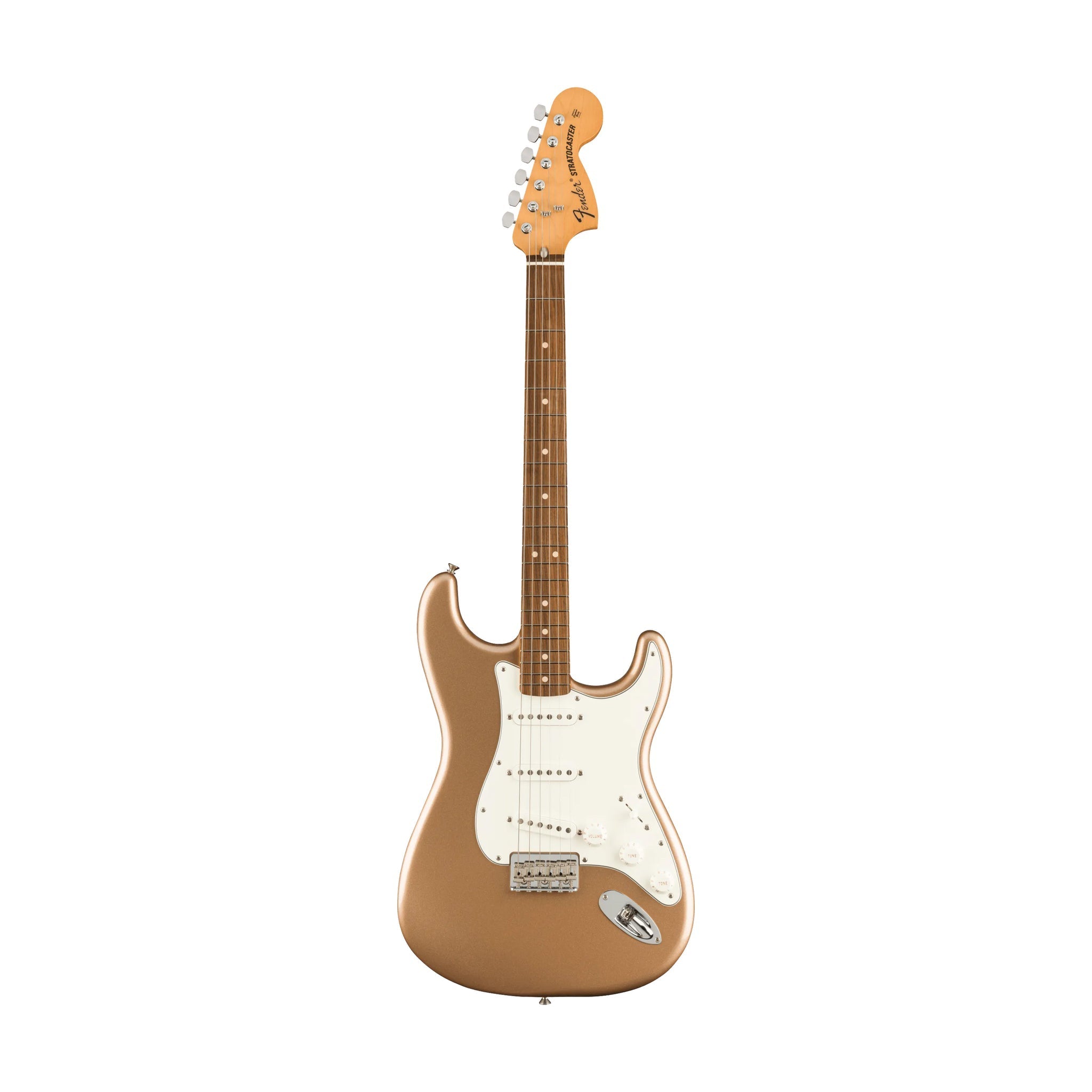 Fender Limited Edition Vintera 70s Stratocaster Hardtail Electric Guitar, PF FB, Firemist Gold |  FENDER |  ELECTRIC GUITAR |  Zoso Music