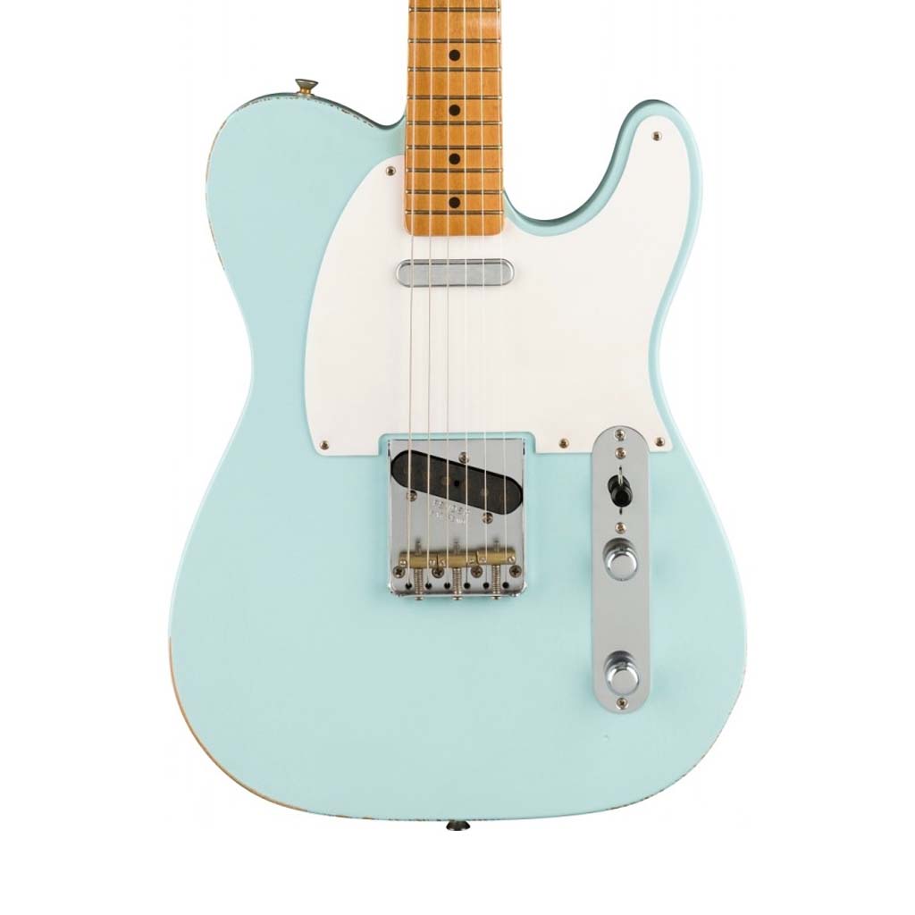 Fender Vintera 50s Telecaster Electric Guitar, Maple FB, Sonic Blue