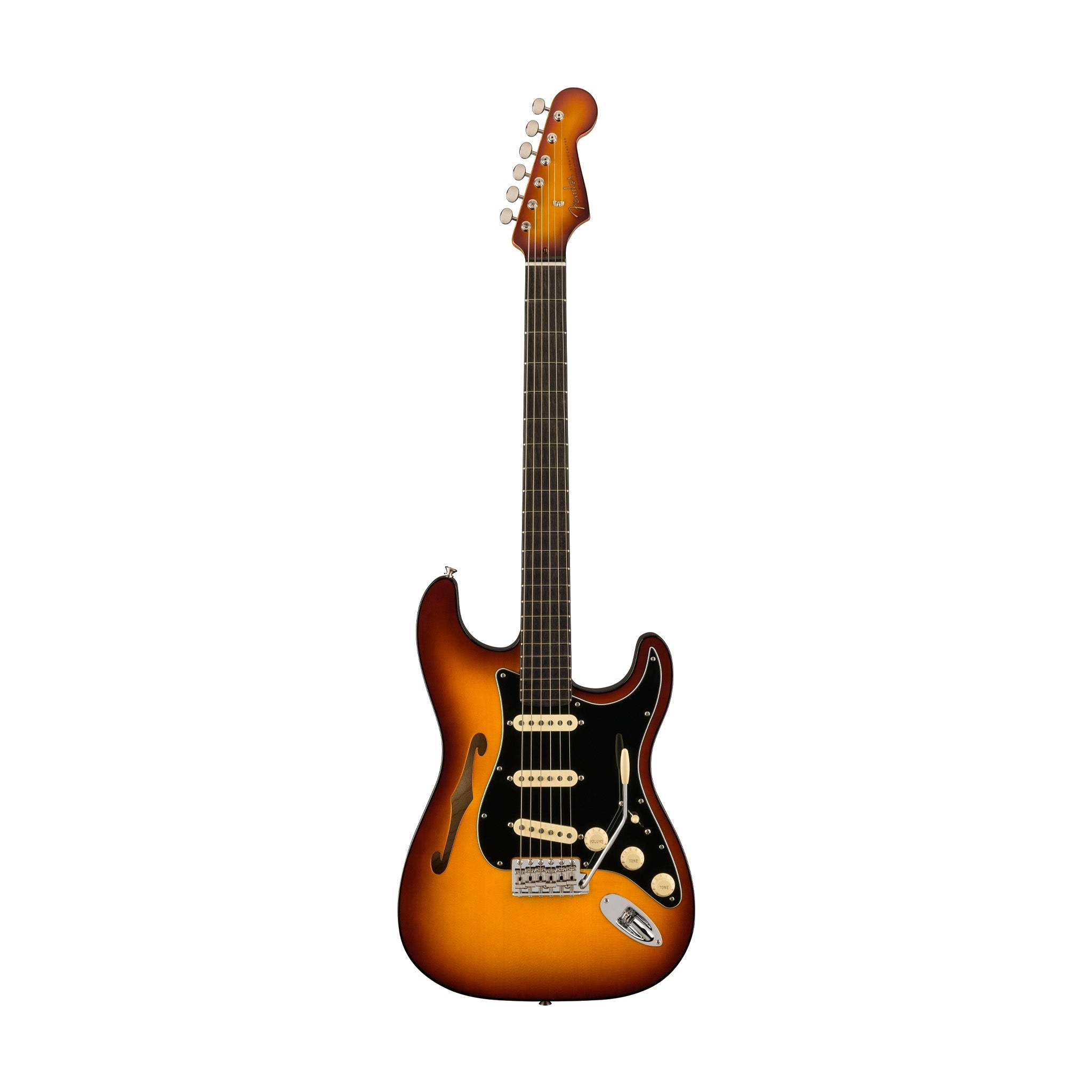 Fender Limited Edition American Suona Stratocaster Thinline Electric Guitar, Ebony FB, Violin Burst |  FENDER |  ELECTRIC GUITAR |  Zoso Music