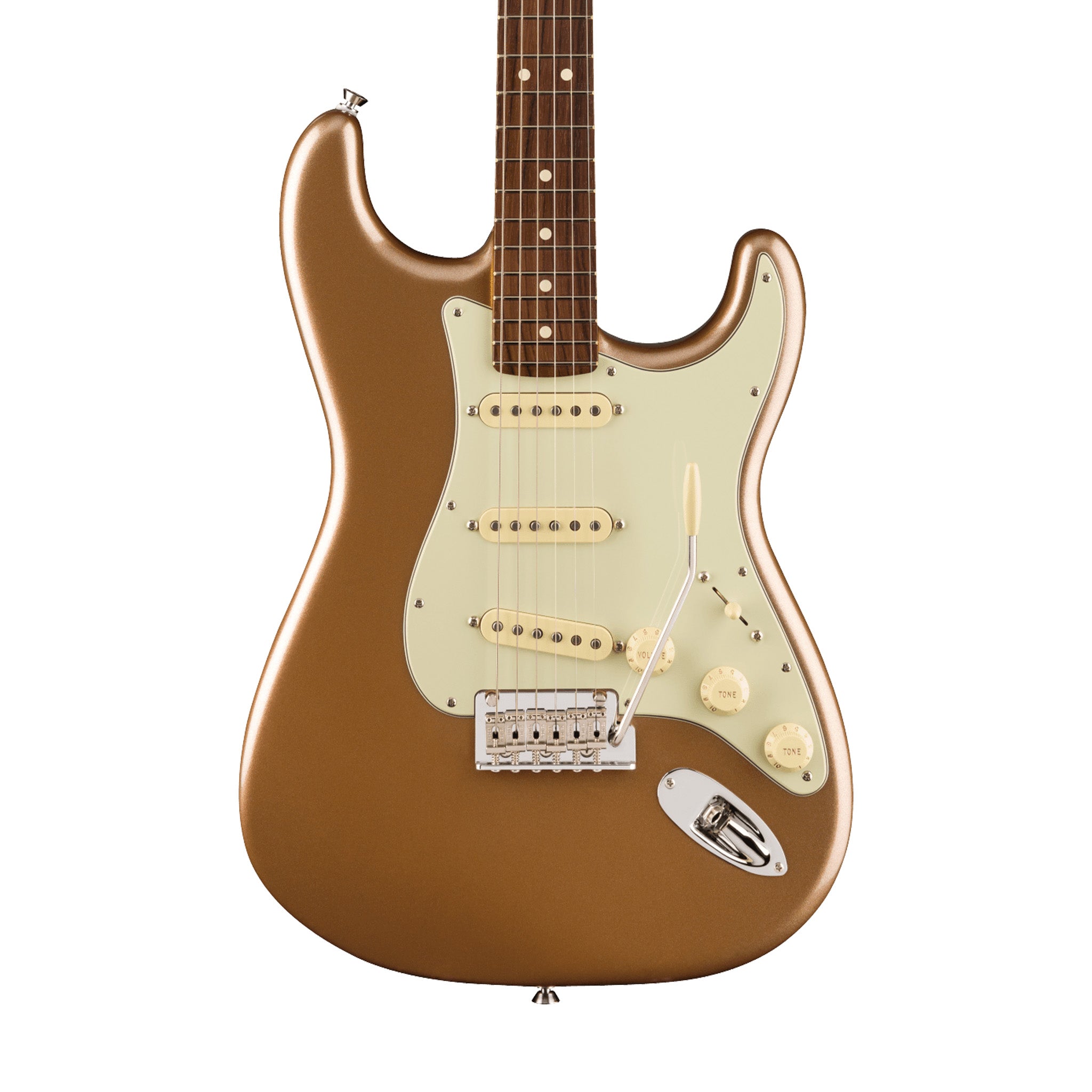 Fender FSR American Professional II Stratocaster Electric Guitar, RW FB, Firemist Gold | Zoso Music Sdn Bhd
