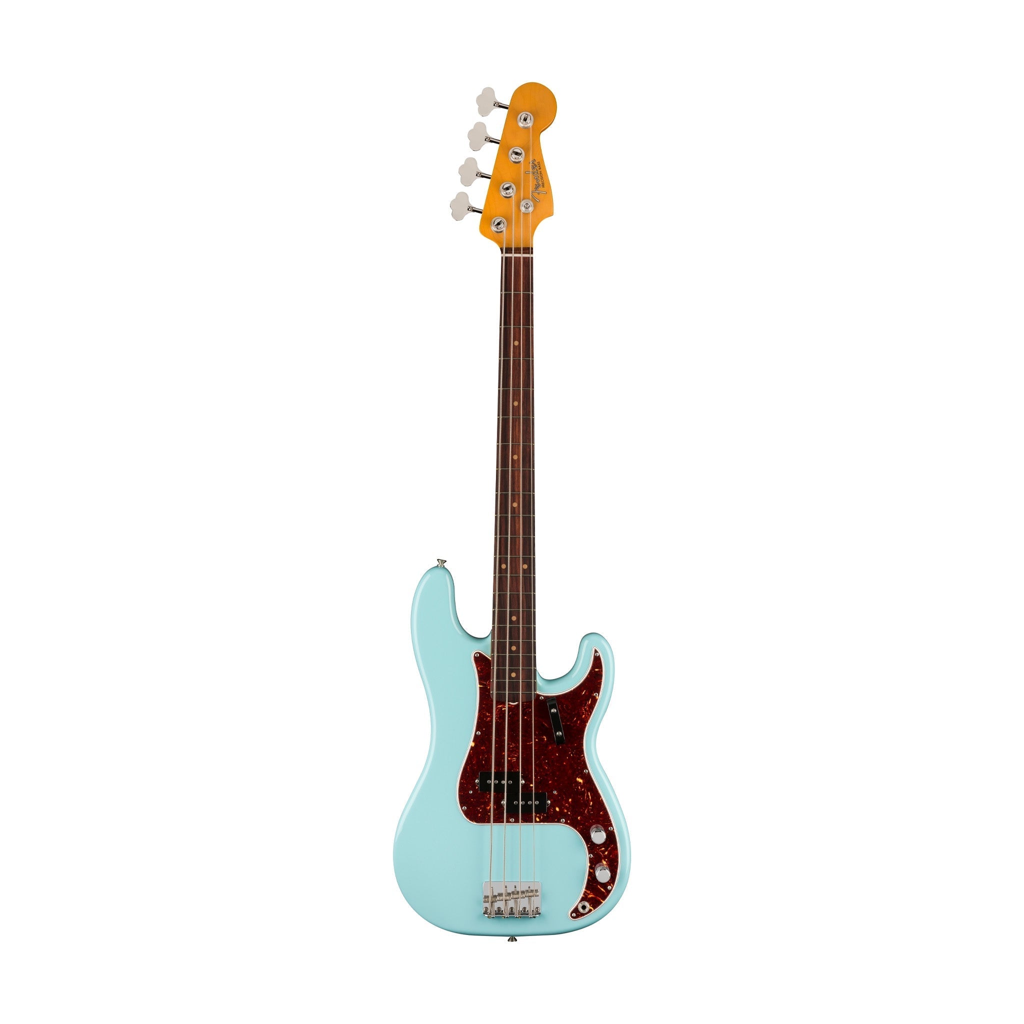 Fender American Vintage II 60 Precision Bass Electric Guitar, RW FB, Daphne Blue |  FENDER |  BASS GUITAR |  Zoso Music