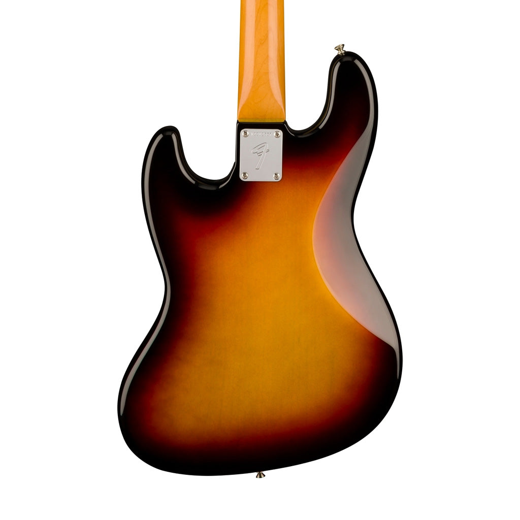 Fender American Vintage II 66 Jazz Bass Guitar, RW FB, 3-Tone Sunburst