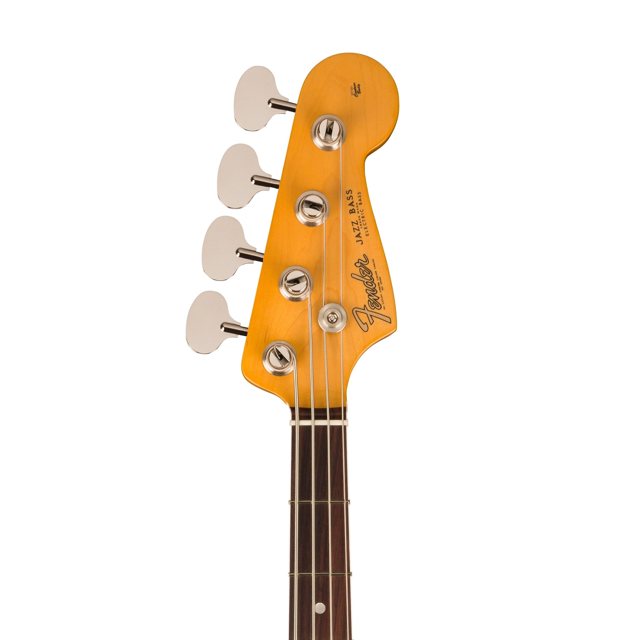 Fender American Vintage II 66 Jazz Bass Guitar, RW FB, 3-Tone Sunburst