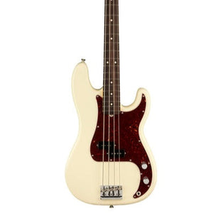 Fender American Professional II Precision Bass Electric Guitar, RW FB, Olympic White |  FENDER |  BASS GUITAR |  Zoso Music
