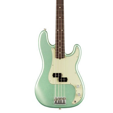 Fender American Professional II Precision Bass Electric Guitar, RW FB, Mystic Surf Green |  FENDER |  BASS GUITAR |  Zoso Music