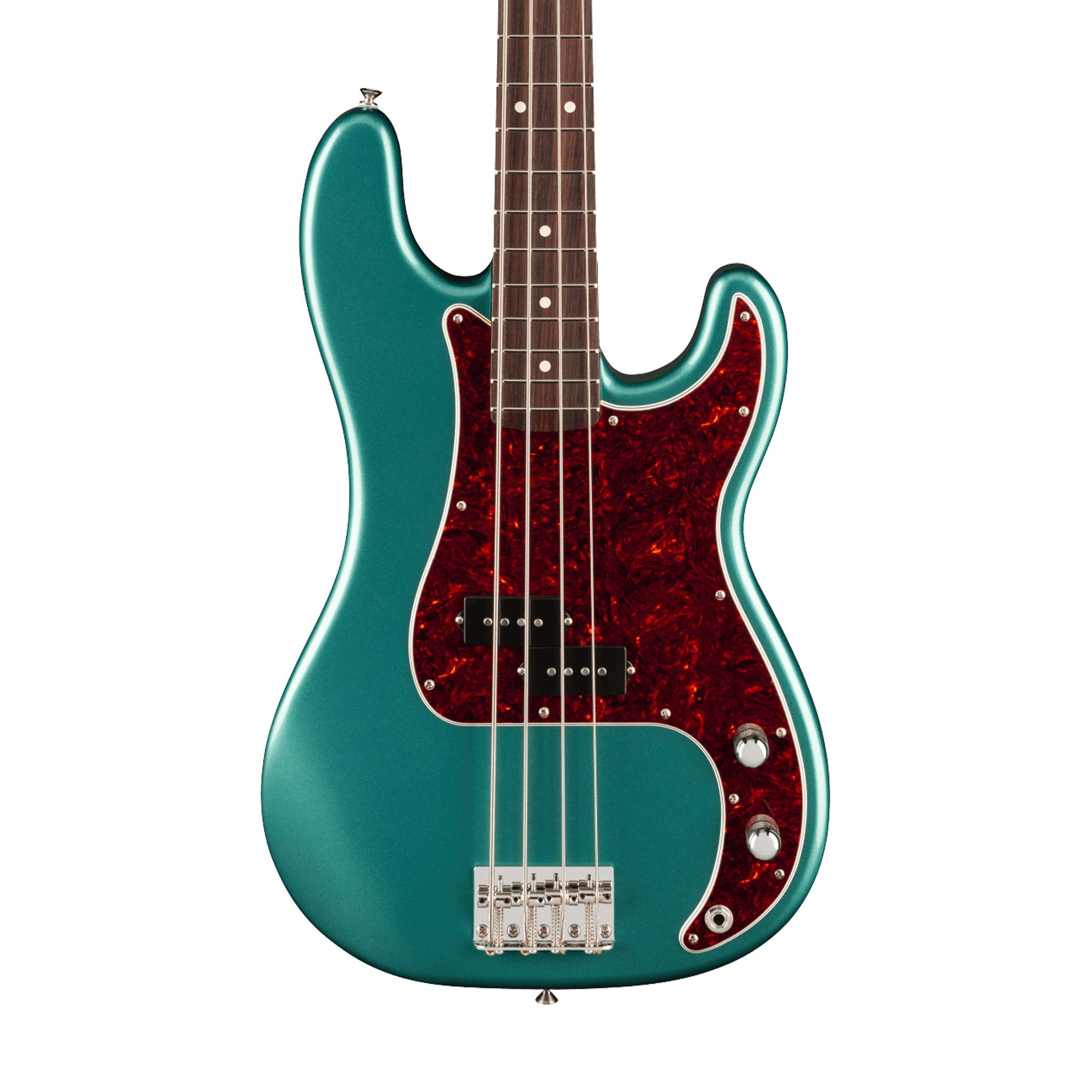 Fender American Professional Classic Precision Bass Guitar, RW FB, Faded Sherwood Green Metallic | Zoso Music Sdn Bhd
