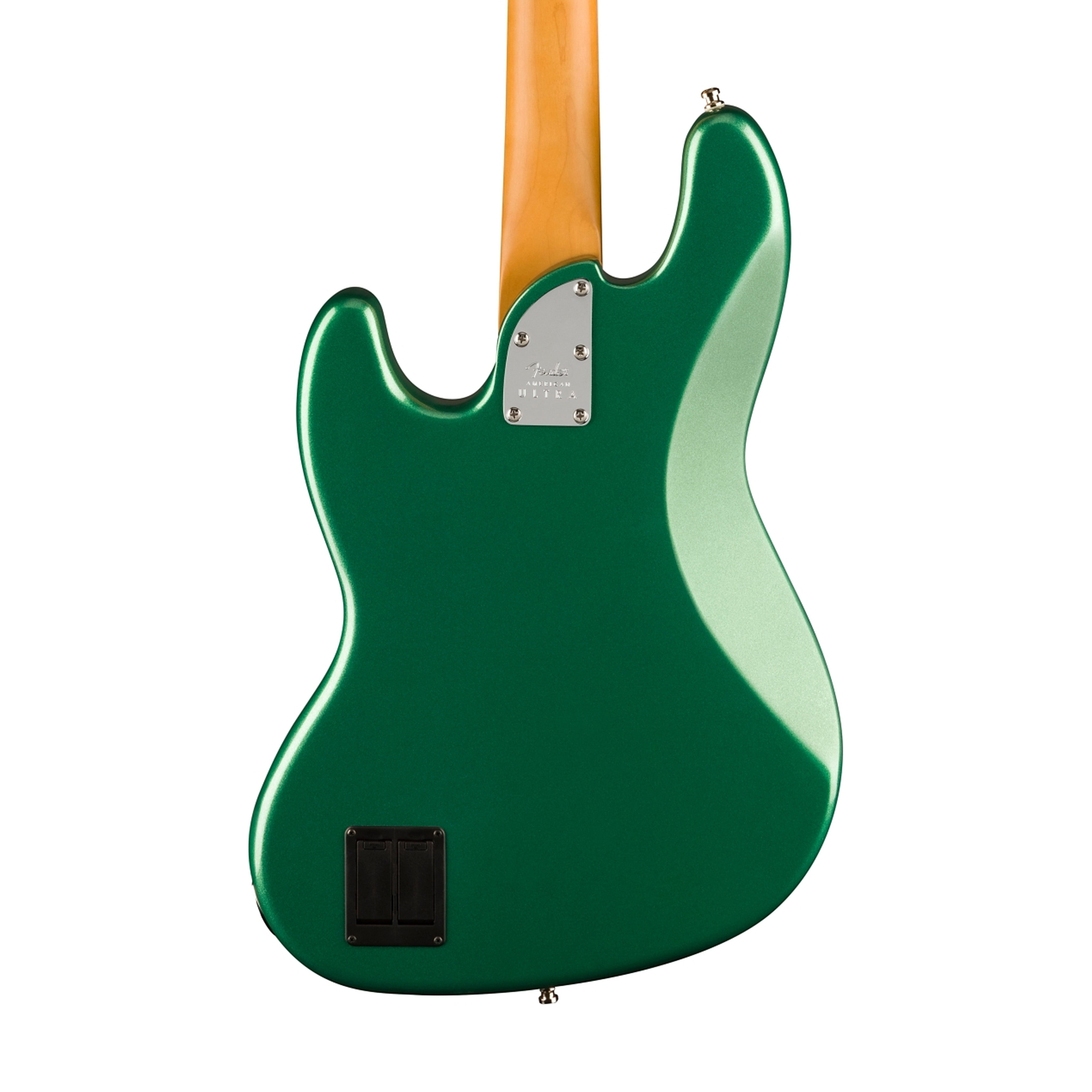 Fender FSR American Ultra Jazz Bass Guitar, Ebony FB, Mystic Pine Green |  FENDER |  BASS GUITAR |  Zoso Music