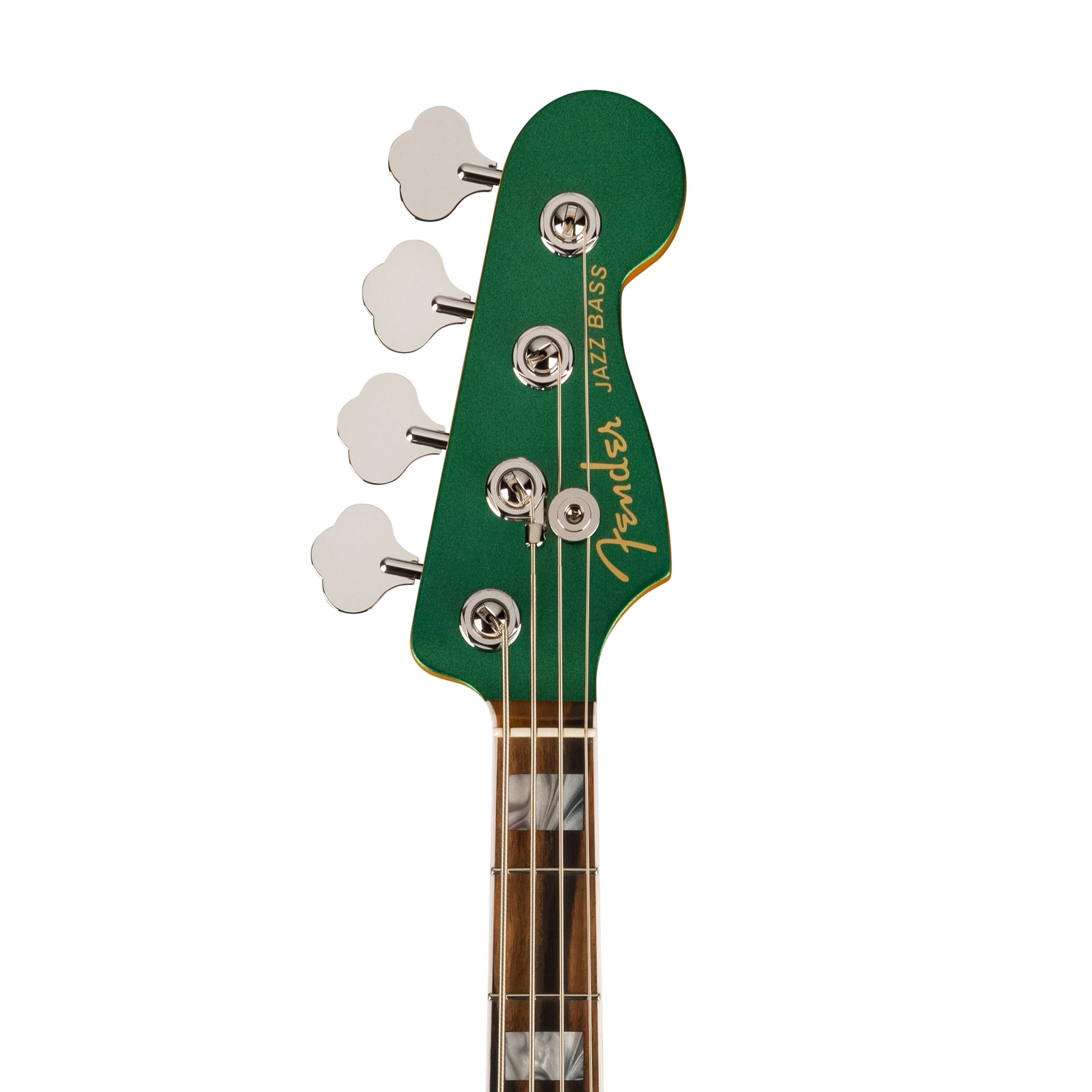 Fender FSR American Ultra Jazz Bass Guitar, Ebony FB, Mystic Pine Green |  FENDER |  BASS GUITAR |  Zoso Music