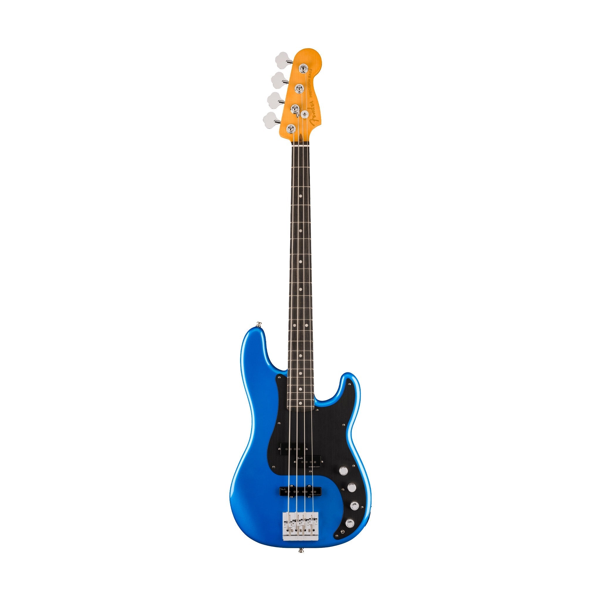 Fender American Ultra II Precision Bass Guitar, Ebony FB, Noble Blue |  FENDER |  BASS GUITAR |  Zoso Music