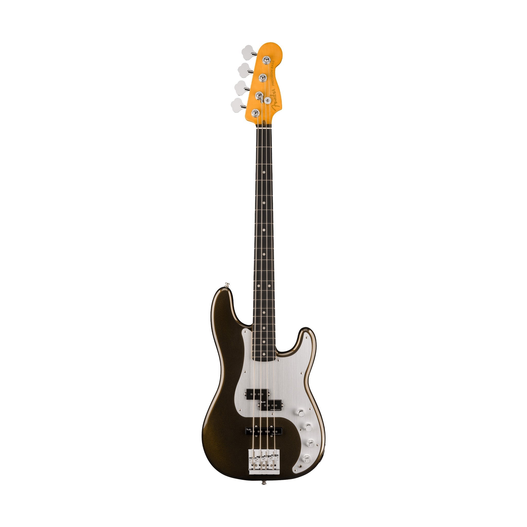 Fender American Ultra II Precision Bass Guitar, Ebony FB, Texas Tea |  FENDER |  BASS GUITAR |  Zoso Music