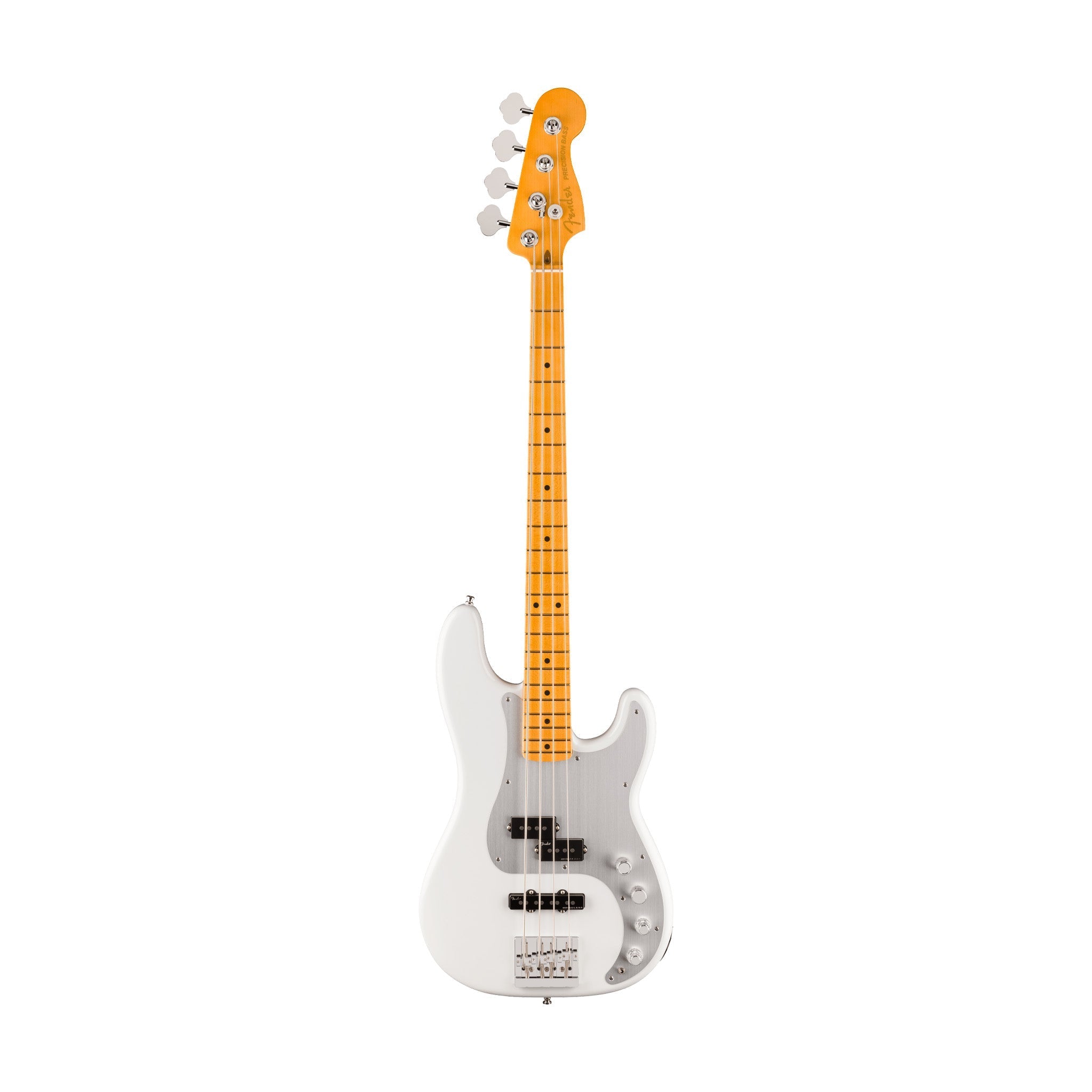 Fender American Ultra II Precision Bass Guitar, Maple FB, Avalanche |  FENDER |  BASS GUITAR |  Zoso Music