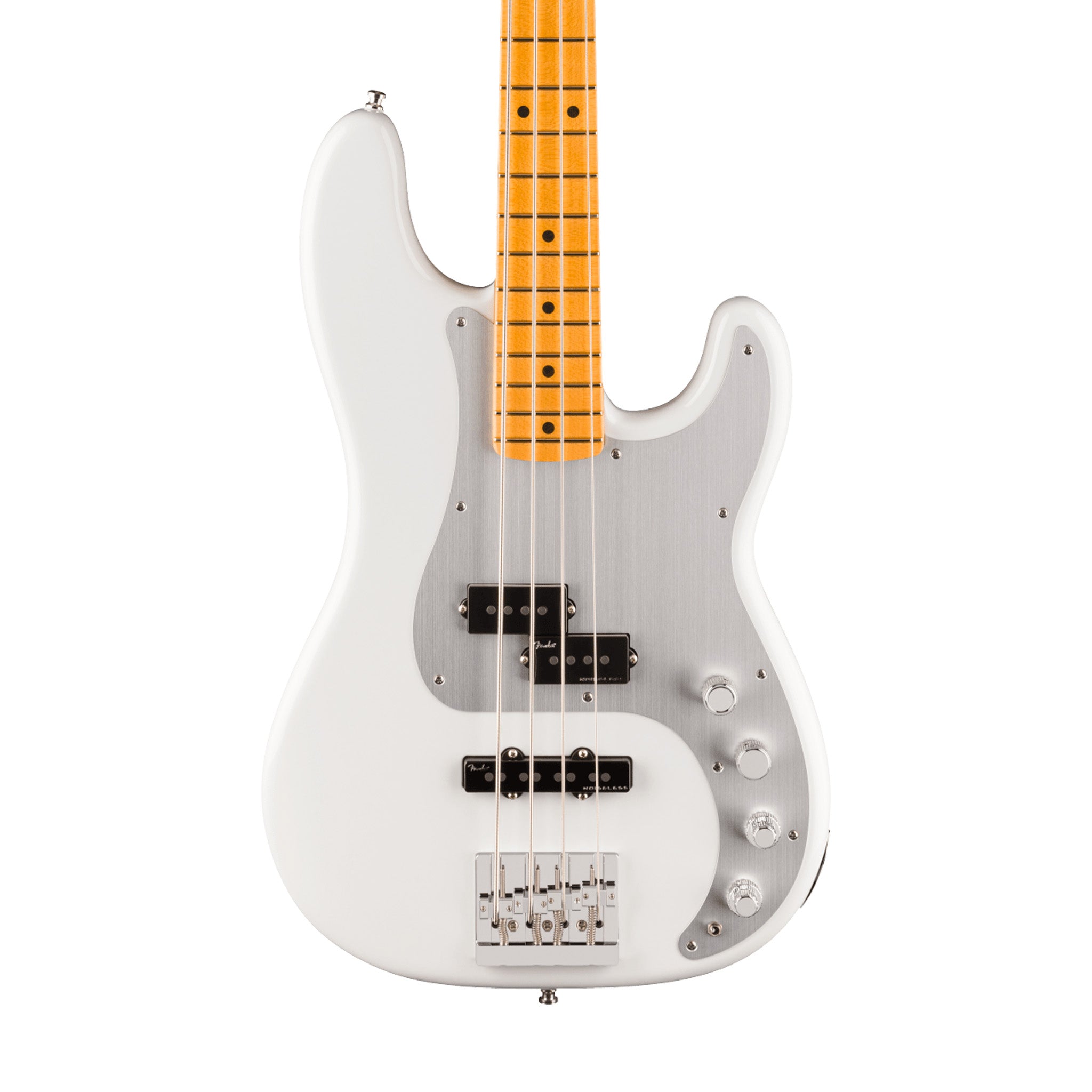 Fender American Ultra II Precision Bass Guitar, Maple FB, Avalanche | Zoso Music Sdn Bhd