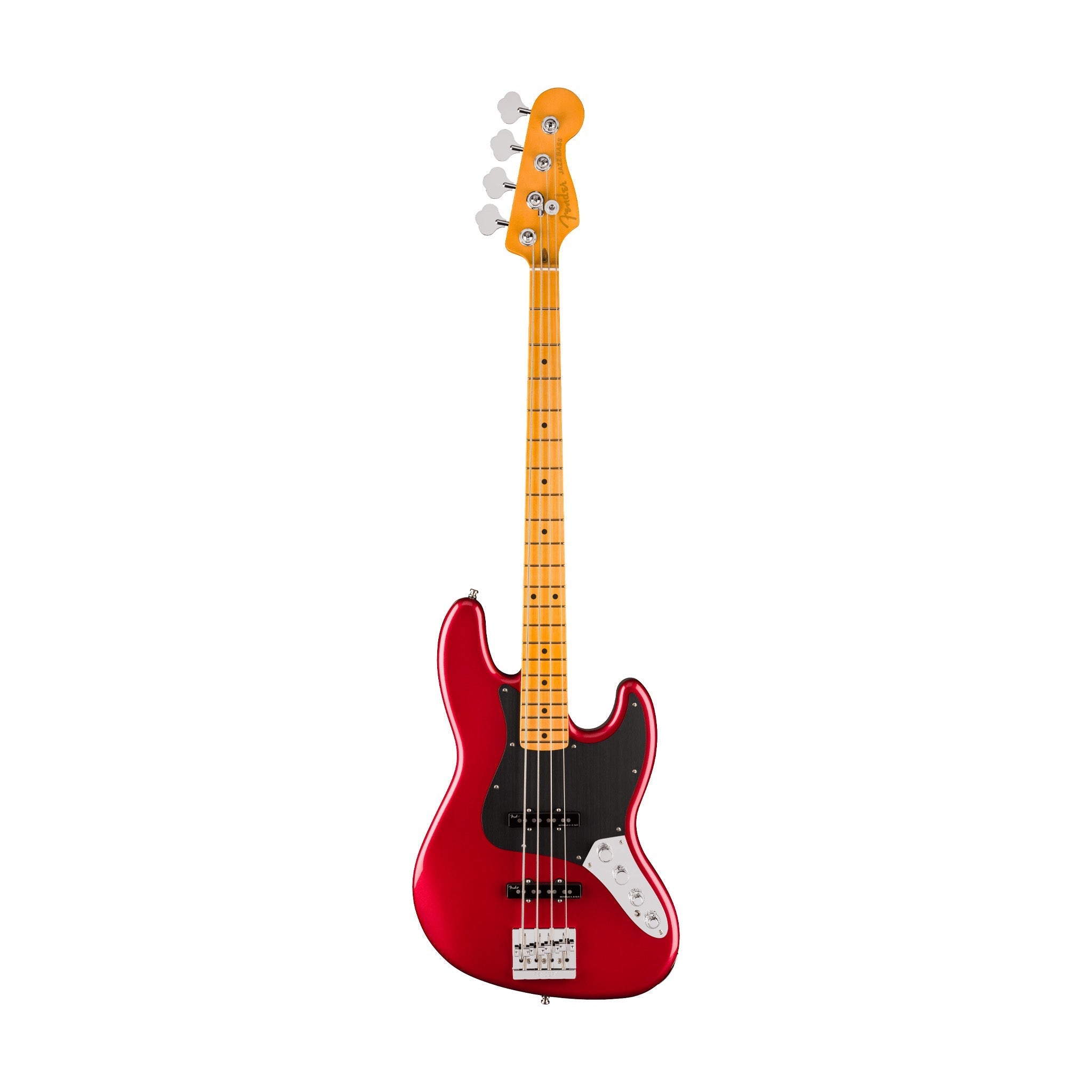 Fender American Ultra II Jazz Bass Guitar, Maple FB, Sinister Red |  FENDER |  BASS GUITAR |  Zoso Music