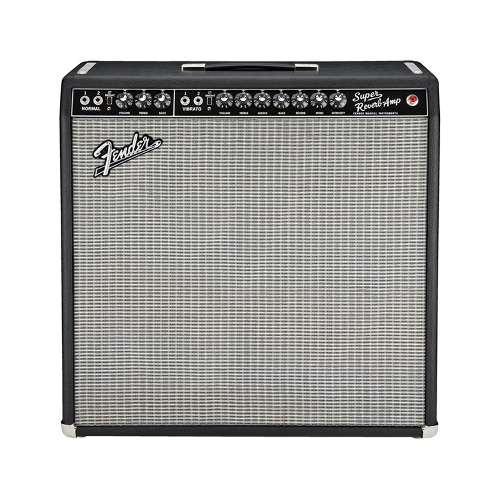 Fender Amplifiers Vintage Reissue 65 Super Reverb Guitar Tube Amplifier, Black | Zoso Music Sdn Bhd