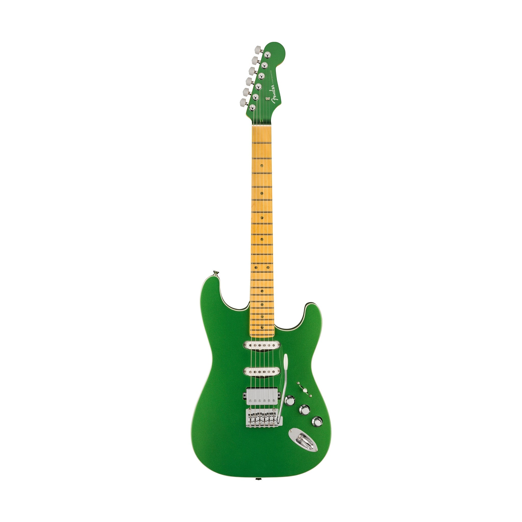 Fender Aerodyne Special Stratocaster HSS Electric Guitar, Maple FB, Speed Green Metallic