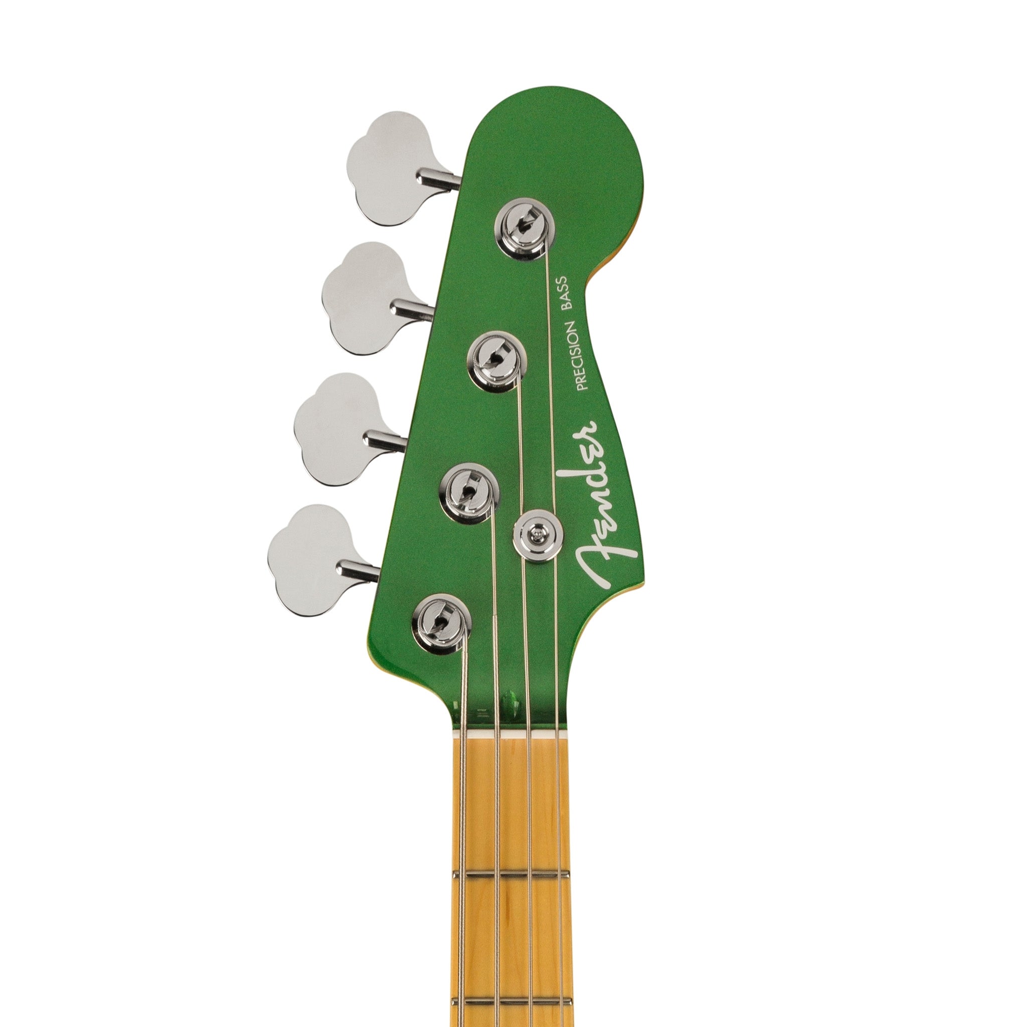 Fender Aerodyne Special Precision Bass Guitar, Maple FB, Speed Green Metallic