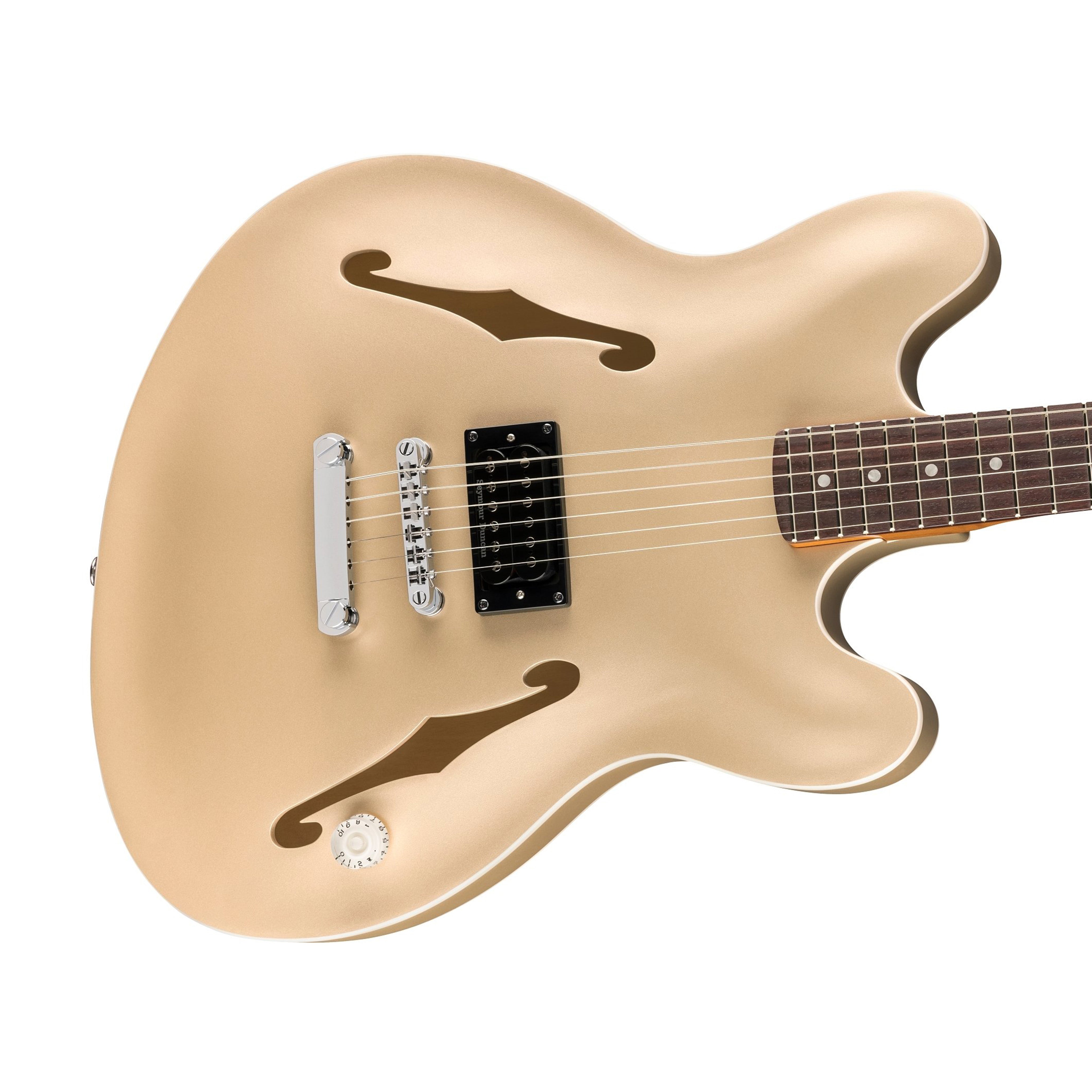 Fender Tom DeLonge Starcaster Electric Guitar, RW FB, Shoreline Gold |  FENDER |  ELECTRIC GUITAR |  Zoso Music
