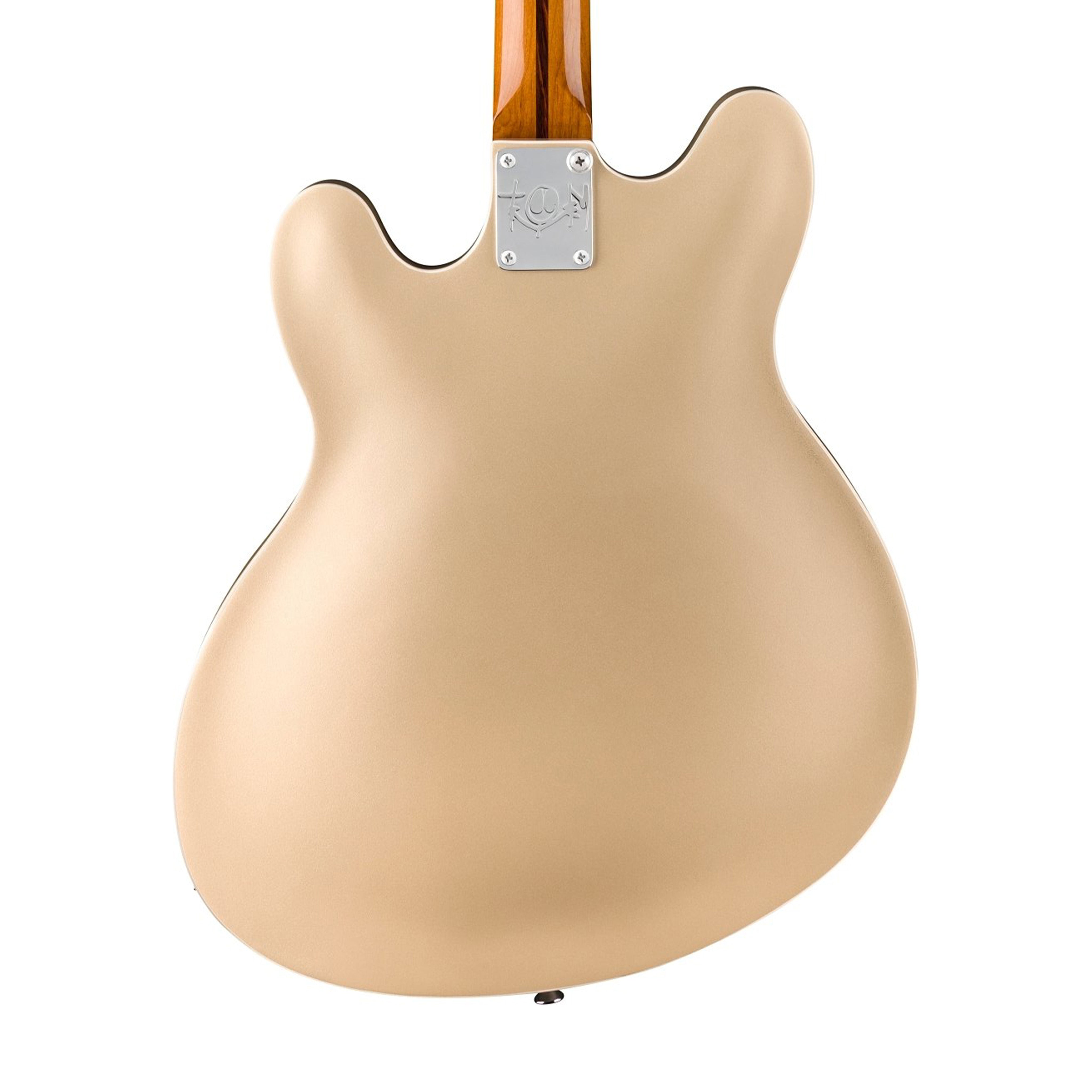 Fender Tom DeLonge Starcaster Electric Guitar, RW FB, Shoreline Gold |  FENDER |  ELECTRIC GUITAR |  Zoso Music