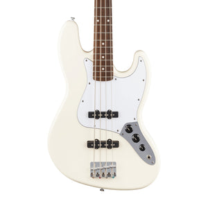 Fender Standard Jazz Bass Guitar, Laurel FB, Olympic White | Zoso Music Sdn Bhd