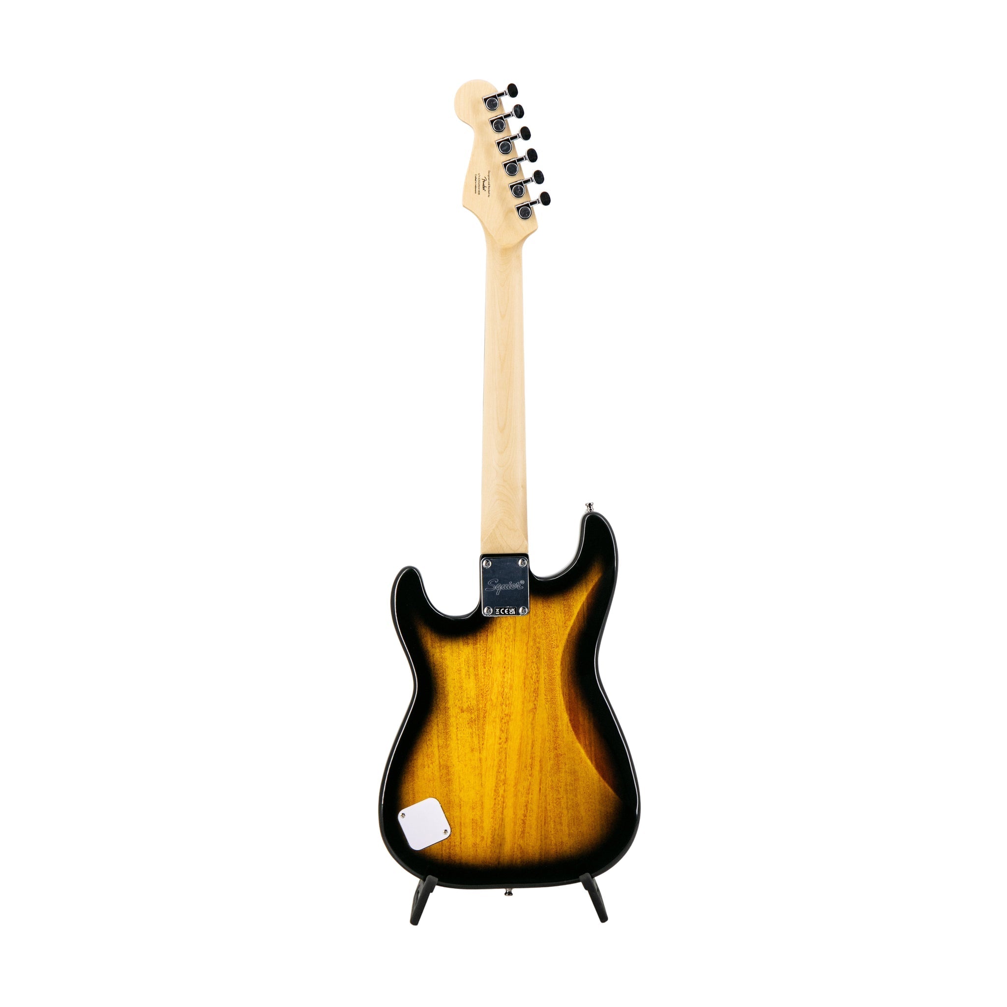 Squier FSR Mini Stratocaster Electric Guitar, Laurel FB, Brown Sunburst |  SQUIER BY FENDER |  ELECTRIC GUITAR |  Zoso Music