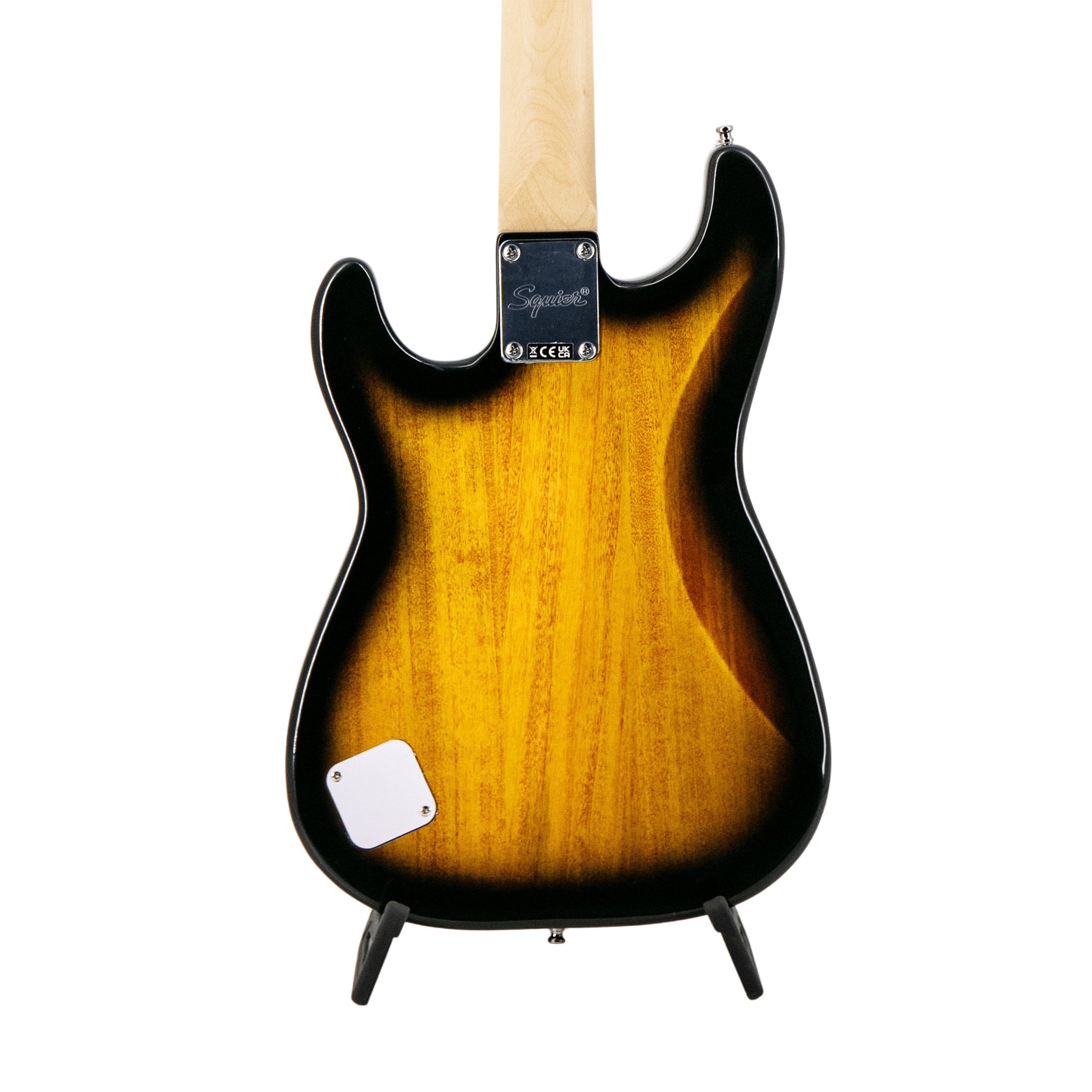 Squier FSR Mini Stratocaster Electric Guitar, Laurel FB, Brown Sunburst |  SQUIER BY FENDER |  ELECTRIC GUITAR |  Zoso Music