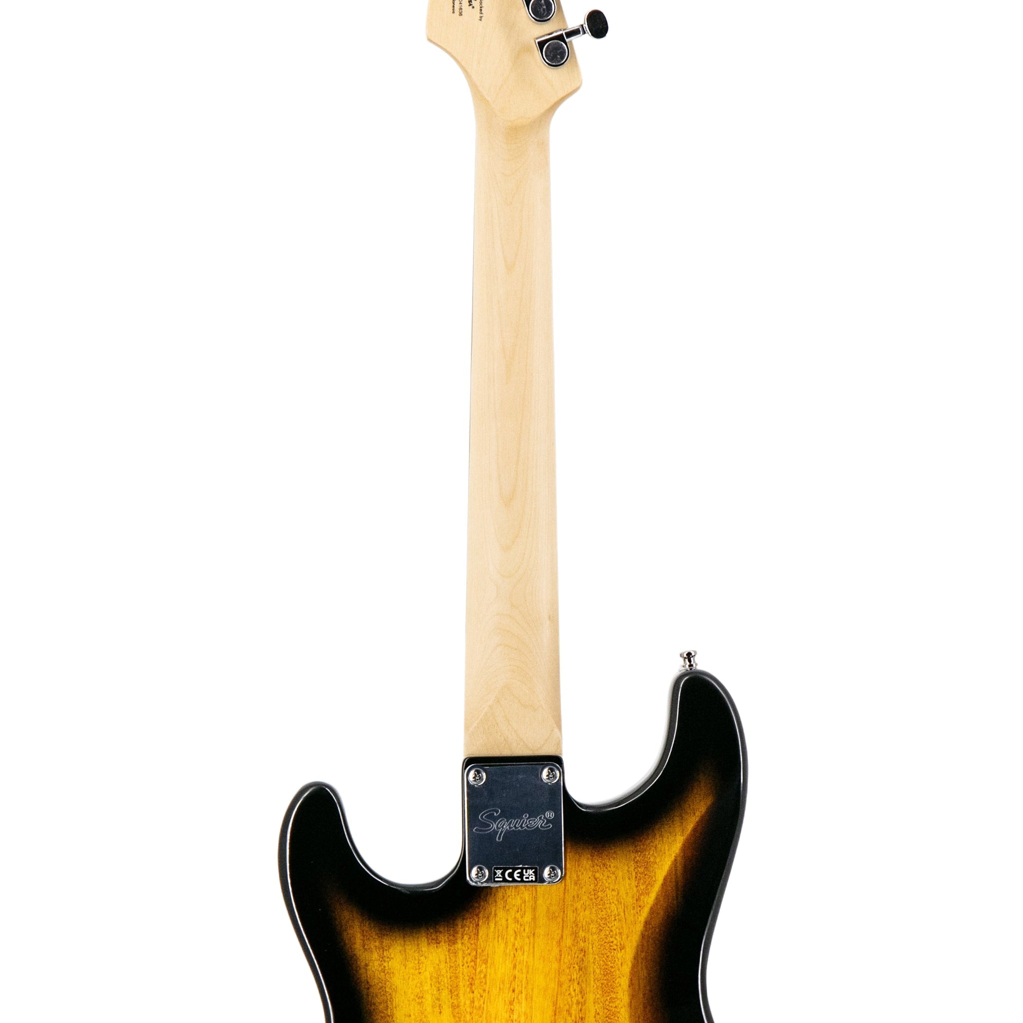 Squier FSR Mini Stratocaster Electric Guitar, Laurel FB, Brown Sunburst |  SQUIER BY FENDER |  ELECTRIC GUITAR |  Zoso Music