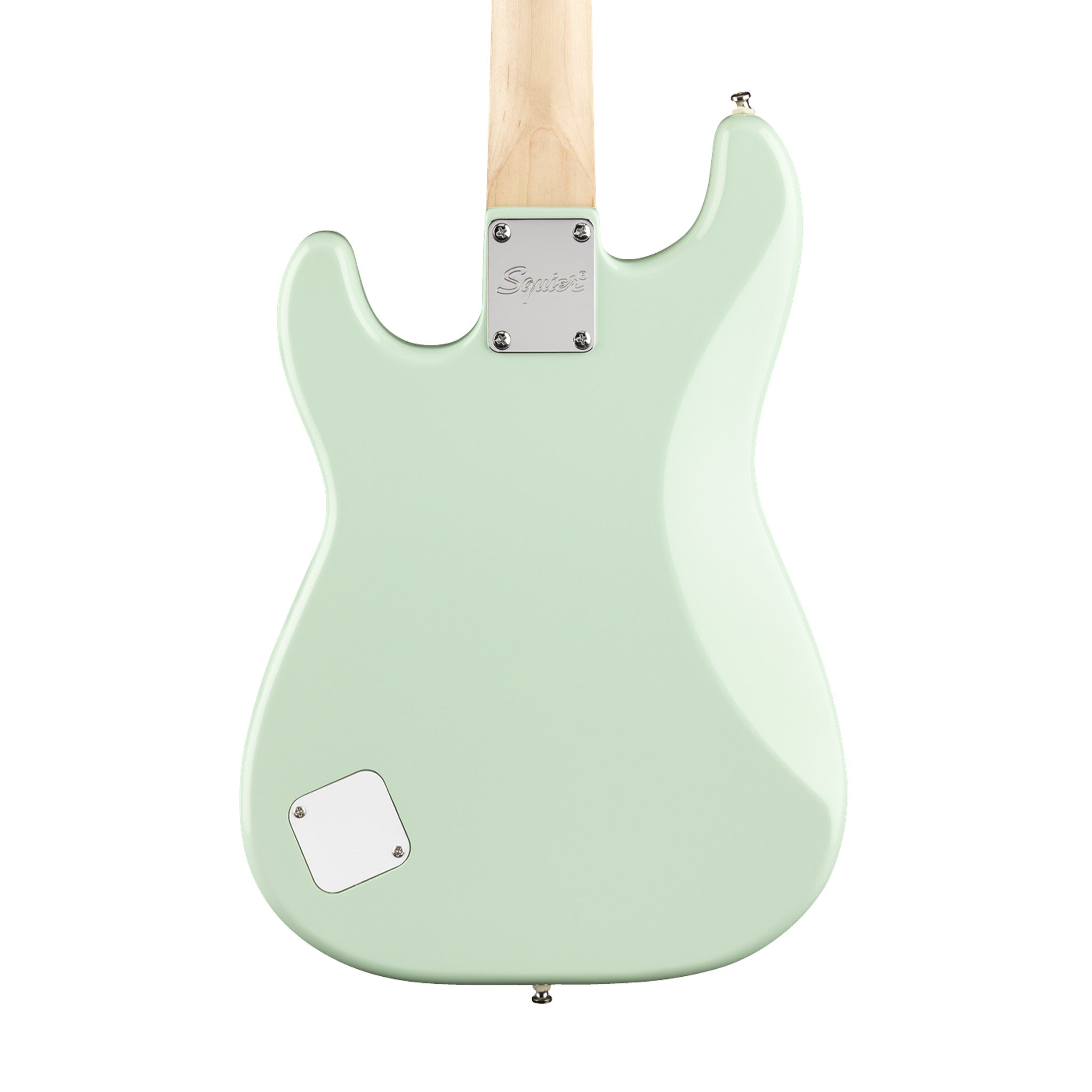 Squier FSR Mini Stratocaster Electric Guitar, Laurel FB, Surf Green |  SQUIER BY FENDER |  ELECTRIC GUITAR |  Zoso Music